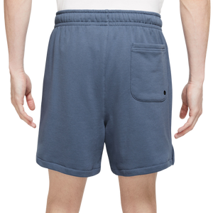 Nike Men's Club Fleece French Terry Flow Shorts-Blue