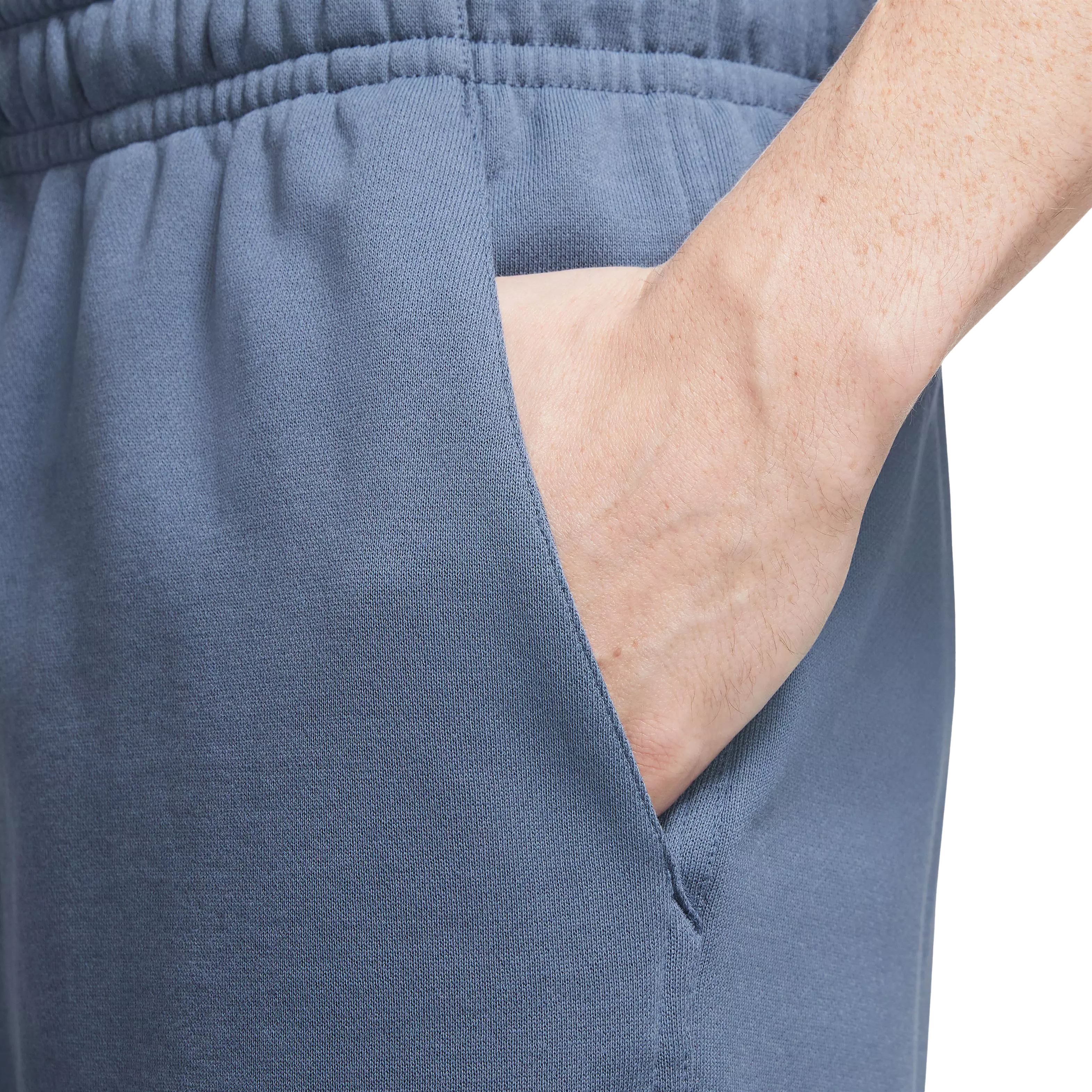 Nike Men's Club Fleece French Terry Flow Shorts-Blue - BLUE