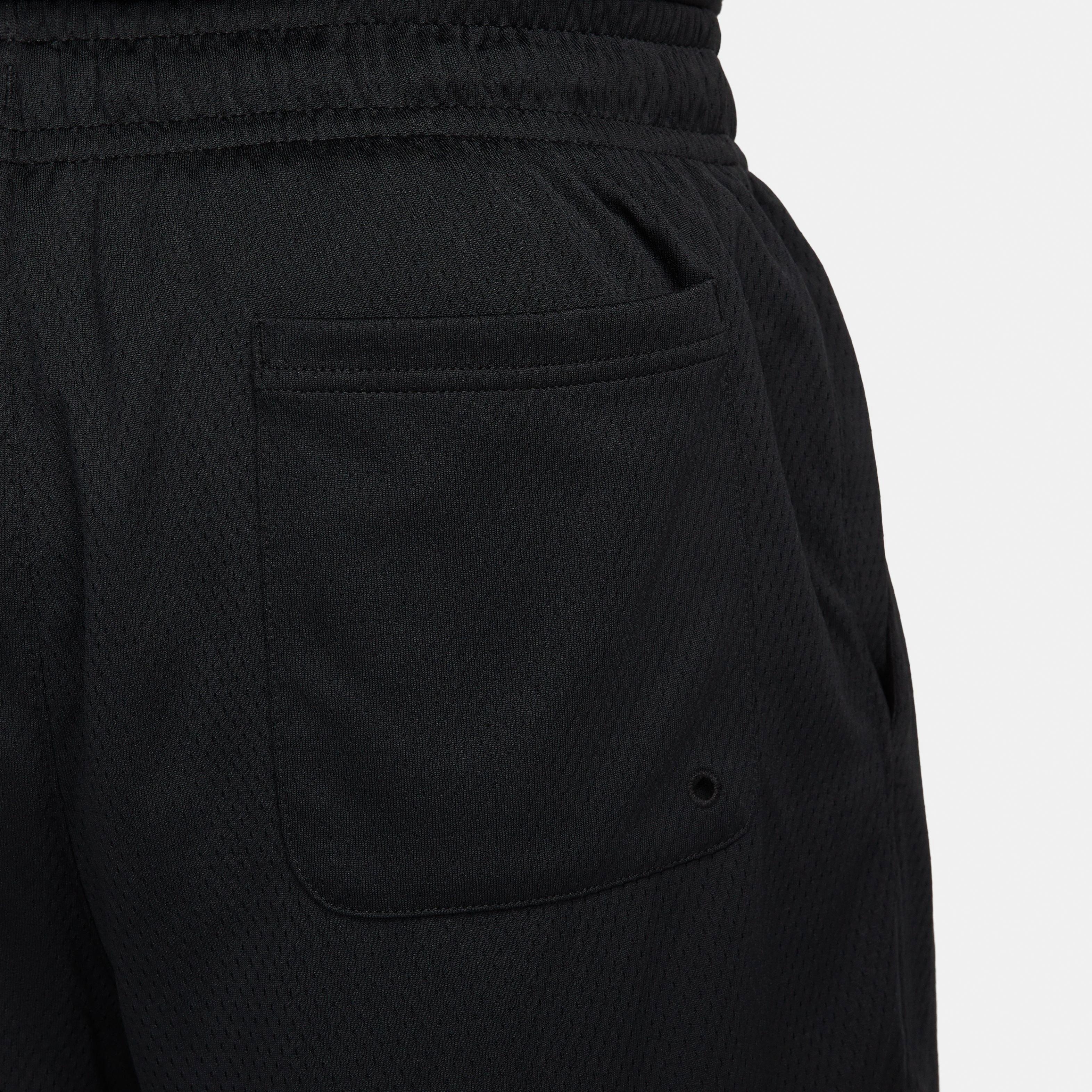 Nike Men's Sportswear Sport Essentials Woven Lined Flow Mesh Shorts-Black - BLACK Thumbnail View 11