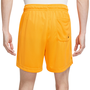 Nike Men's Sportswear Sport Essentials Woven Lined Flow Mesh Shorts-Orange