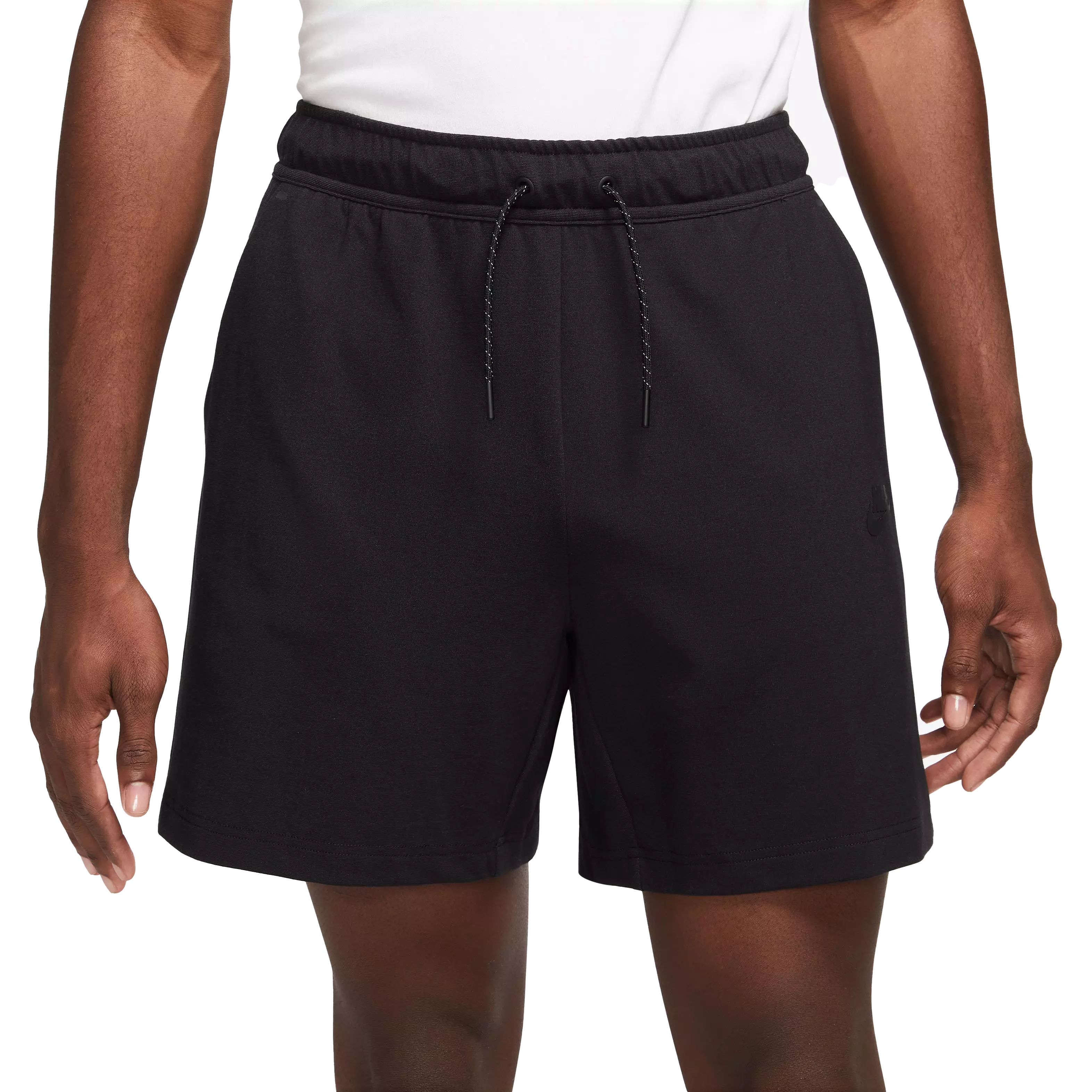 Nike Men's Tech Essentials Fleece Shorts-Black - BLACK