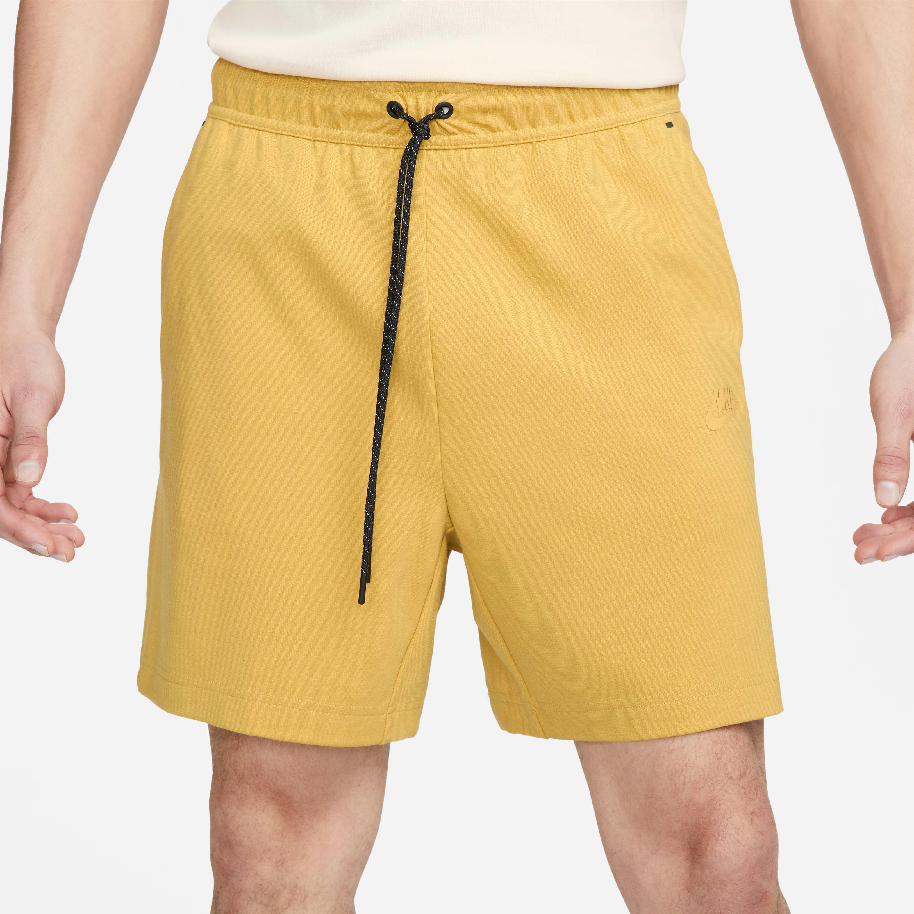 Nike Men's Tech Essentials Fleece Shorts-Tan - TAN Thumbnail View 1