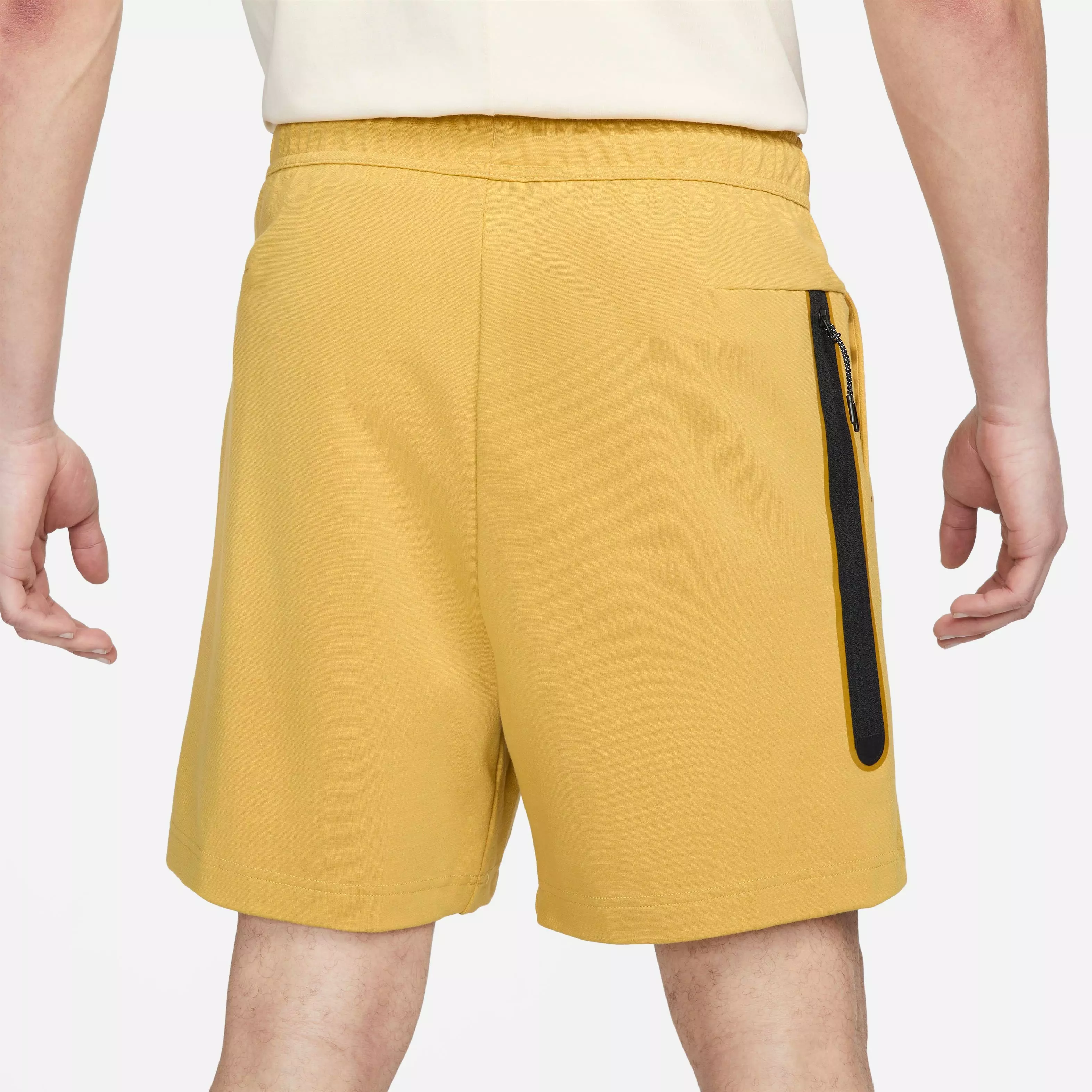 Nike Men's Tech Essentials Fleece Shorts-Tan - TAN