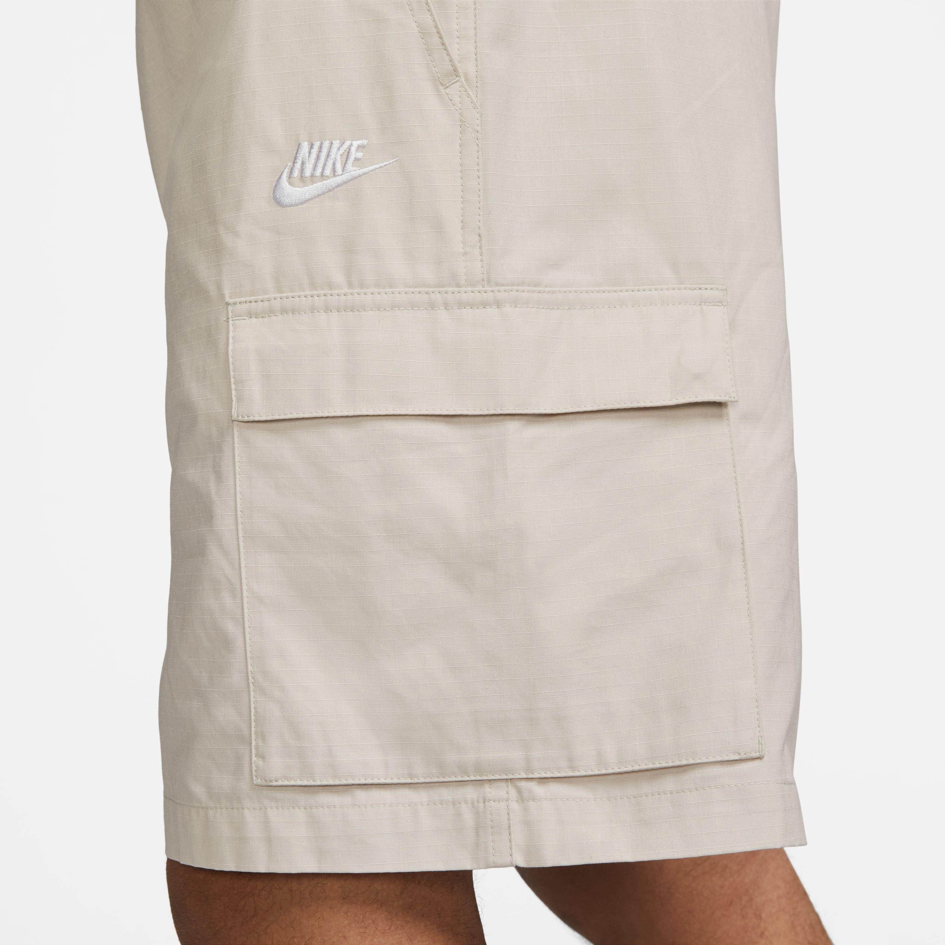 Nike Men's Club Cargo Woven Shorts-Khaki - KHAKI Thumbnail View 4