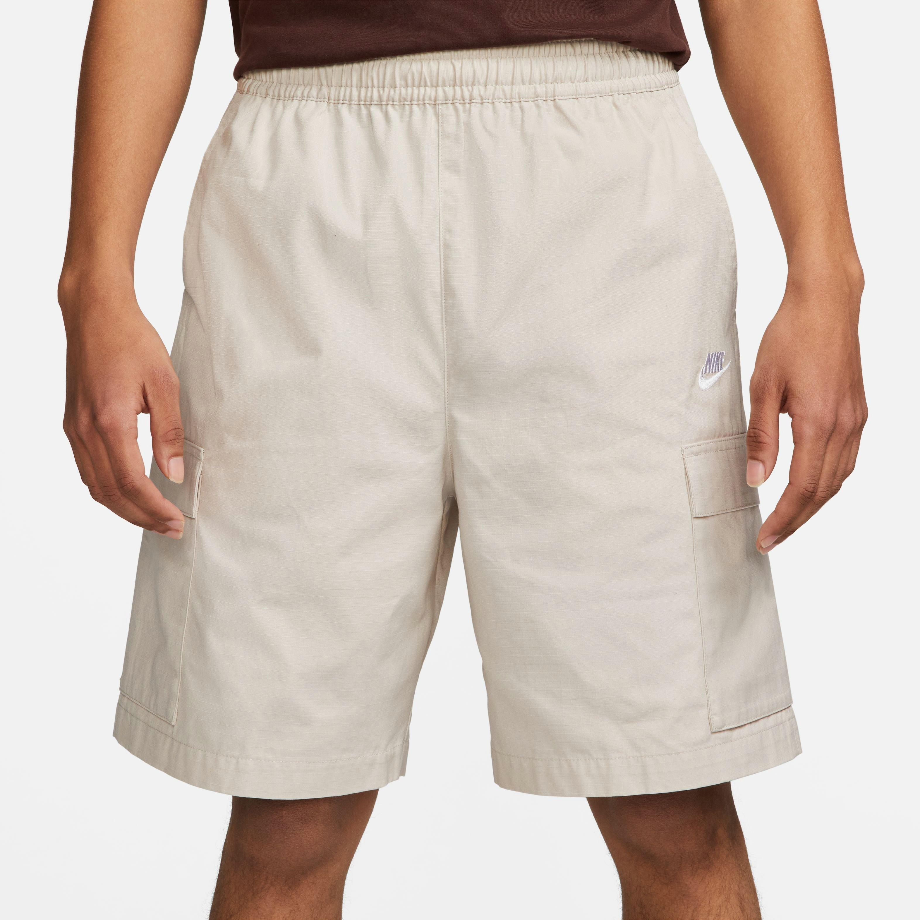 Nike Men's Club Cargo Woven Shorts-Khaki - KHAKI Thumbnail View 2