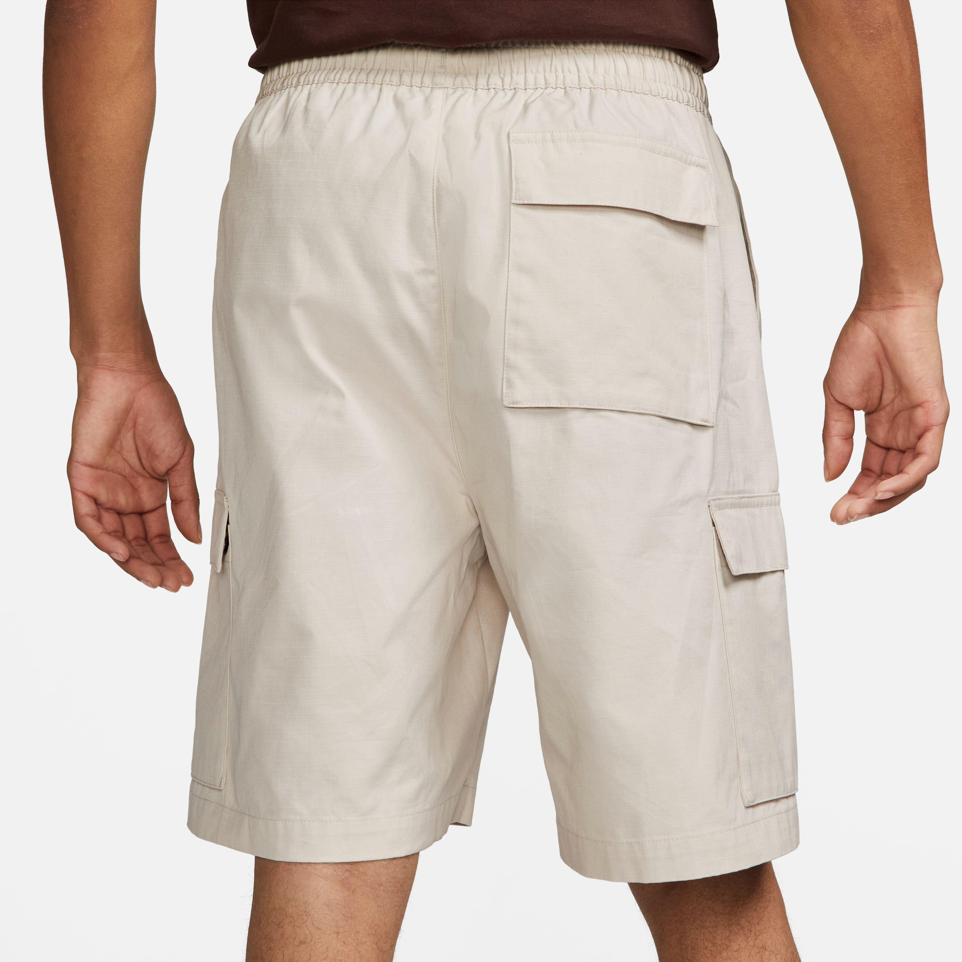 Nike Men's Club Cargo Woven Shorts-Khaki - KHAKI Thumbnail View 5