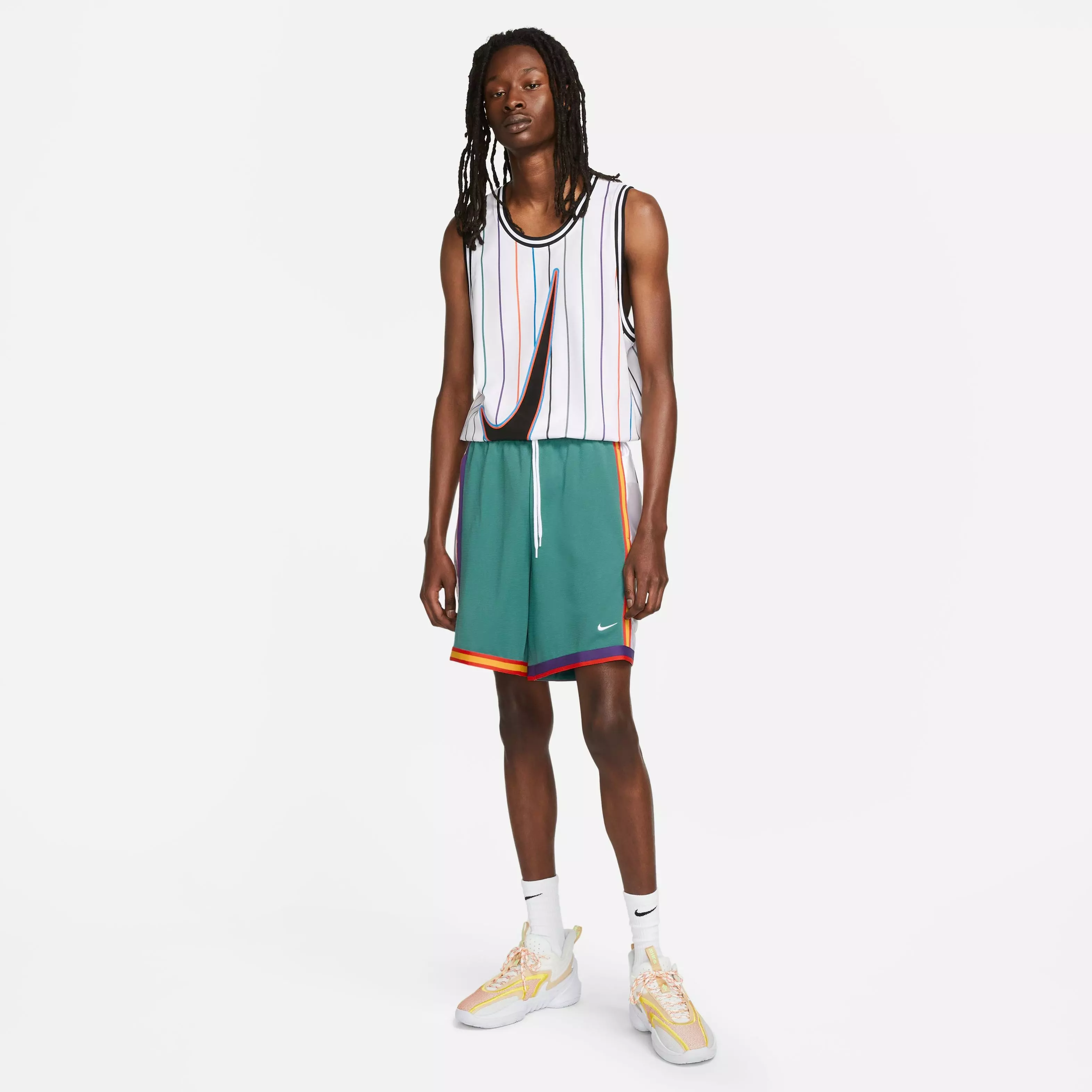 Nike Men's Dri-FIT DNA 8" Basketball Shorts-Teal - TEAL