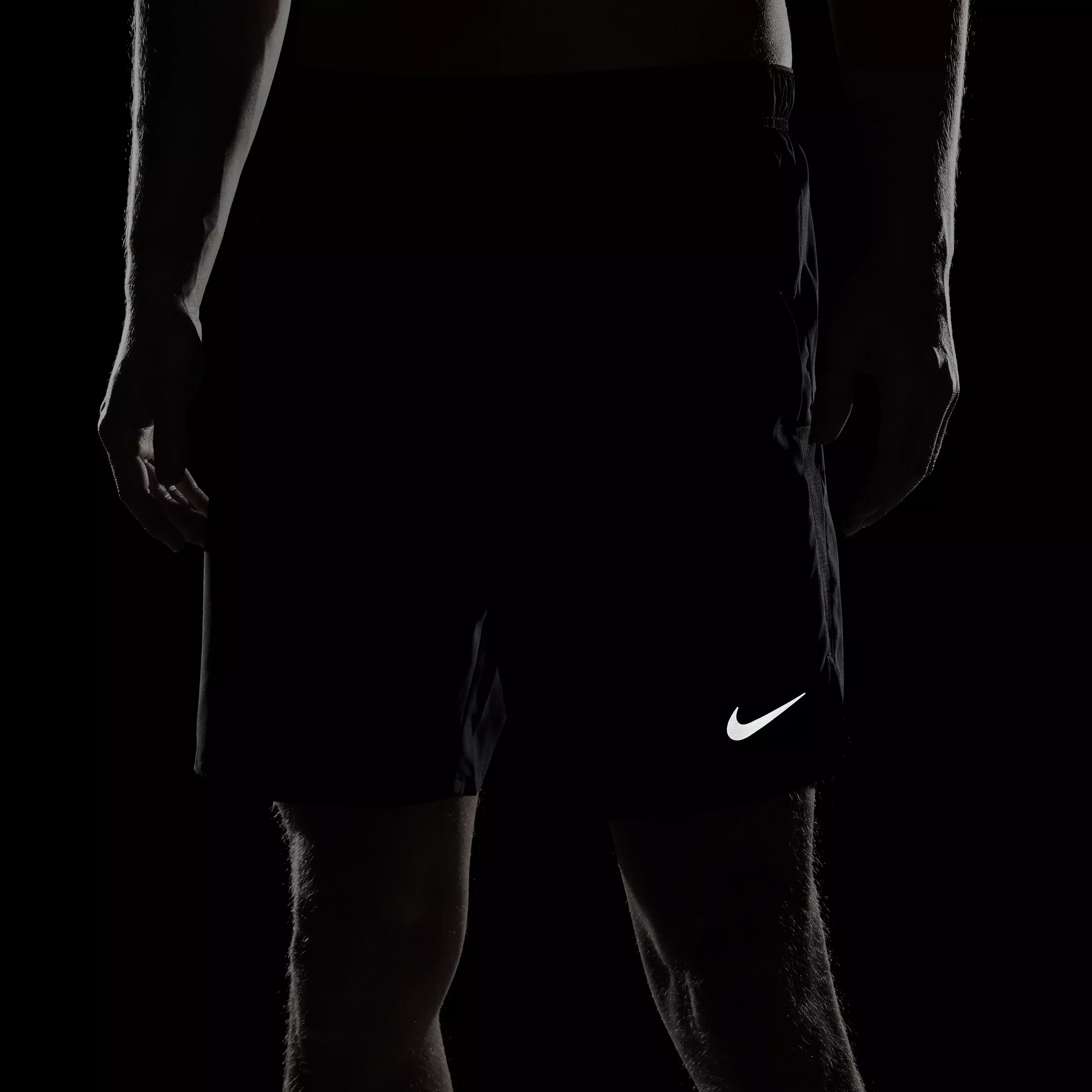 Nike Men's Dri-FIT Challenger Brief-Lined Running Shorts-Black - BLACK