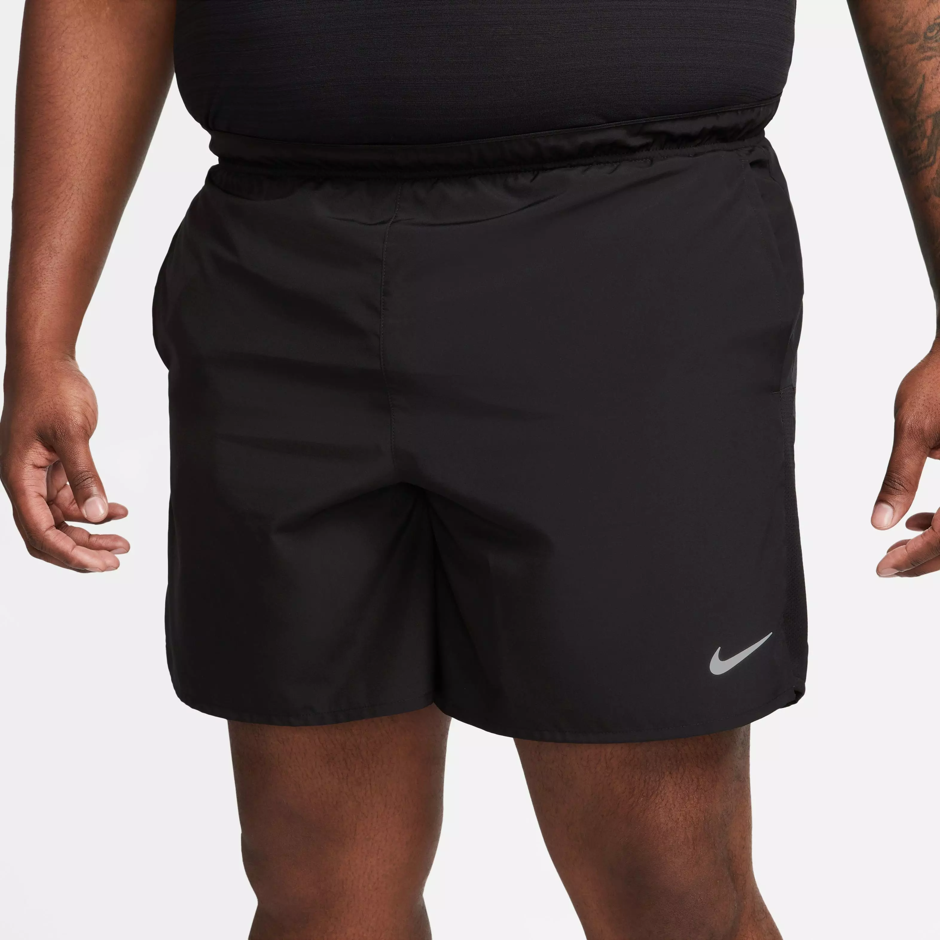 Nike Men's Dri-FIT Challenger Brief-Lined Running Shorts - Black - BLACK