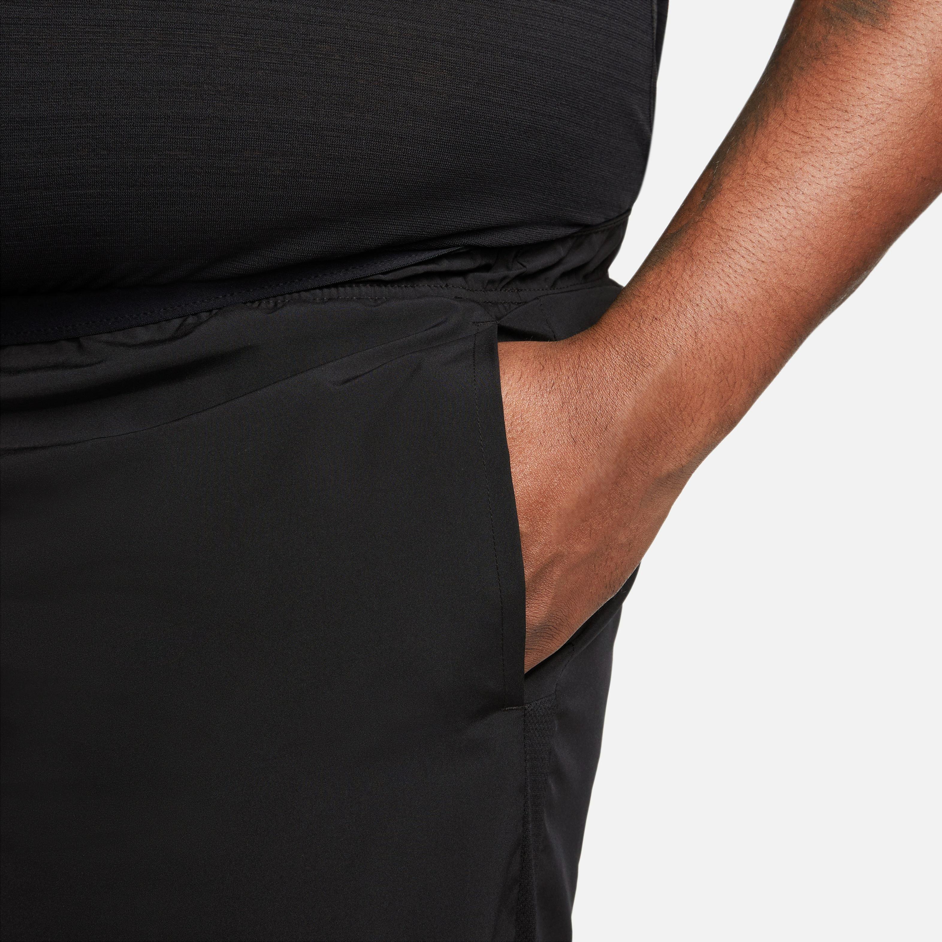 Nike Men's Dri-FIT Challenger Brief-Lined Running Shorts-Black - BLACK Thumbnail View 10