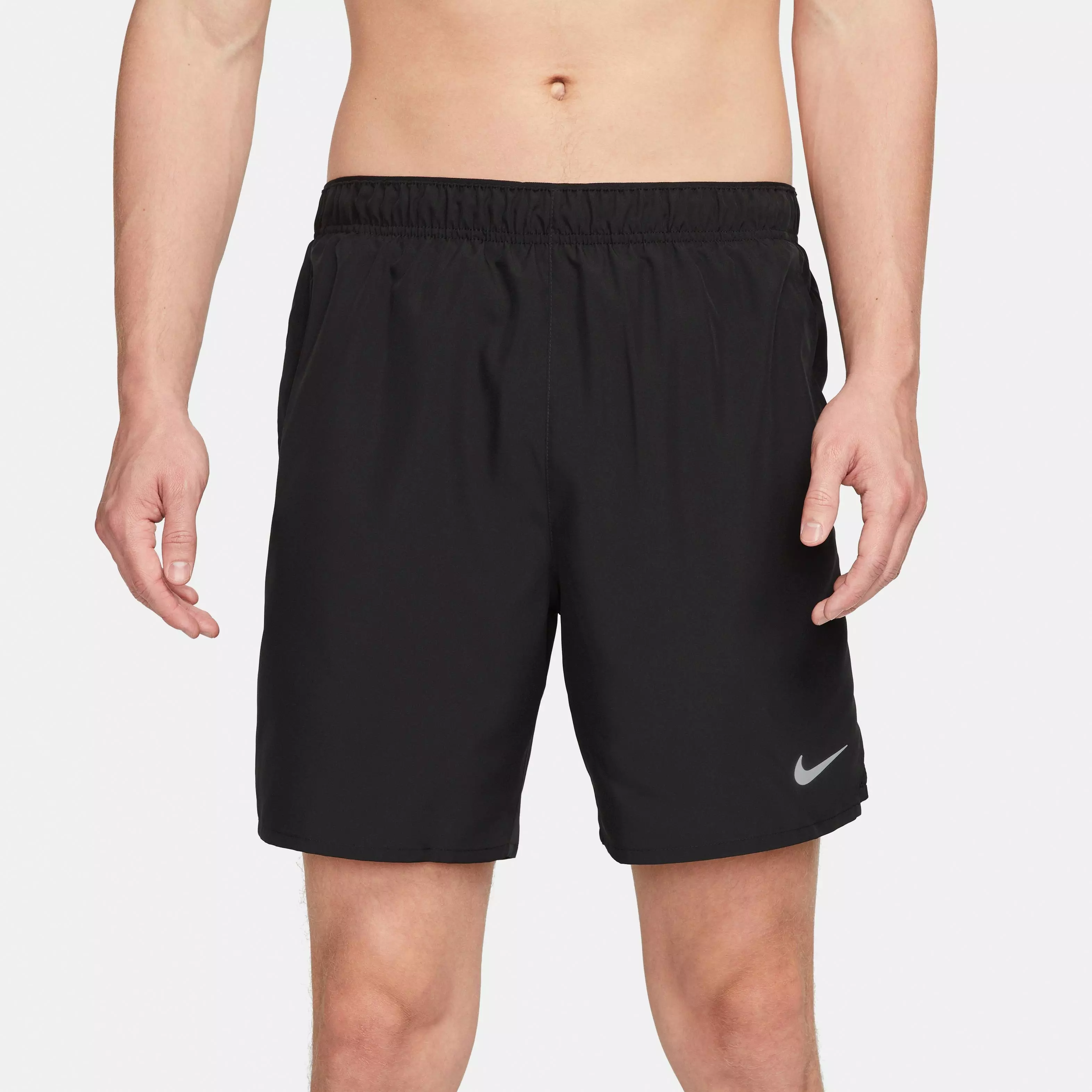 Nike Men's Dri-FIT Challenger Brief-Lined Running Shorts-Black - BLACK