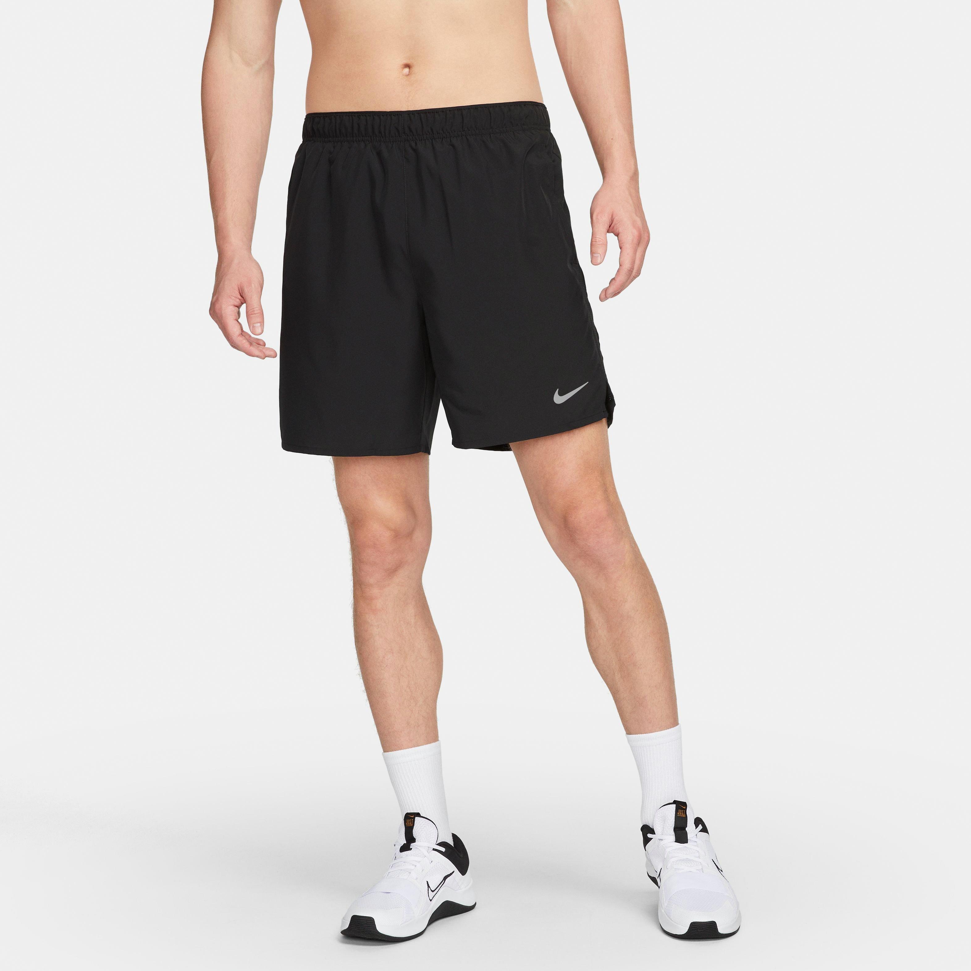 Nike Men's Dri-FIT Challenger Brief-Lined Running Shorts-Black - BLACK Thumbnail View 12