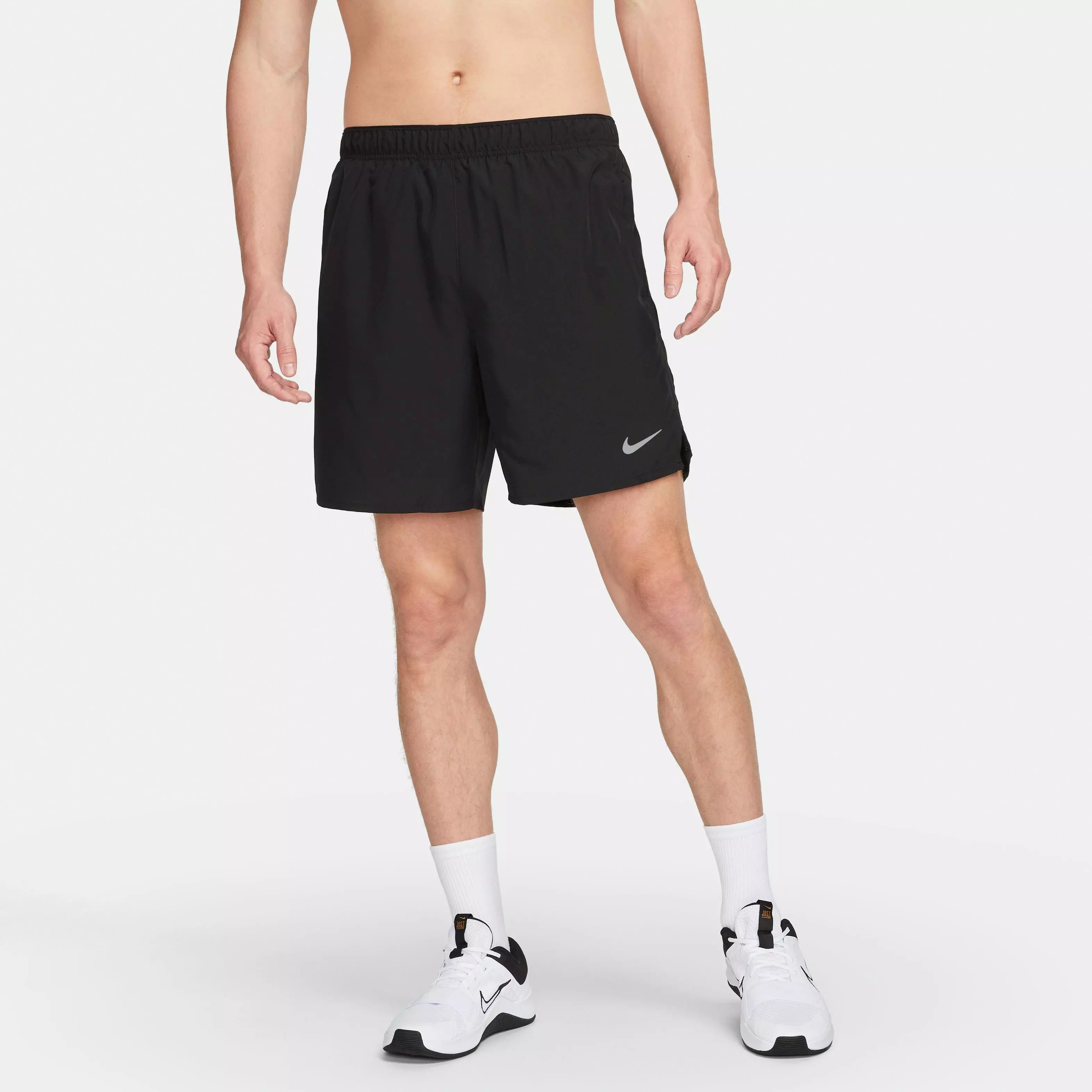 Nike Men's Dri-FIT Challenger Brief-Lined Running Shorts-Black - BLACK