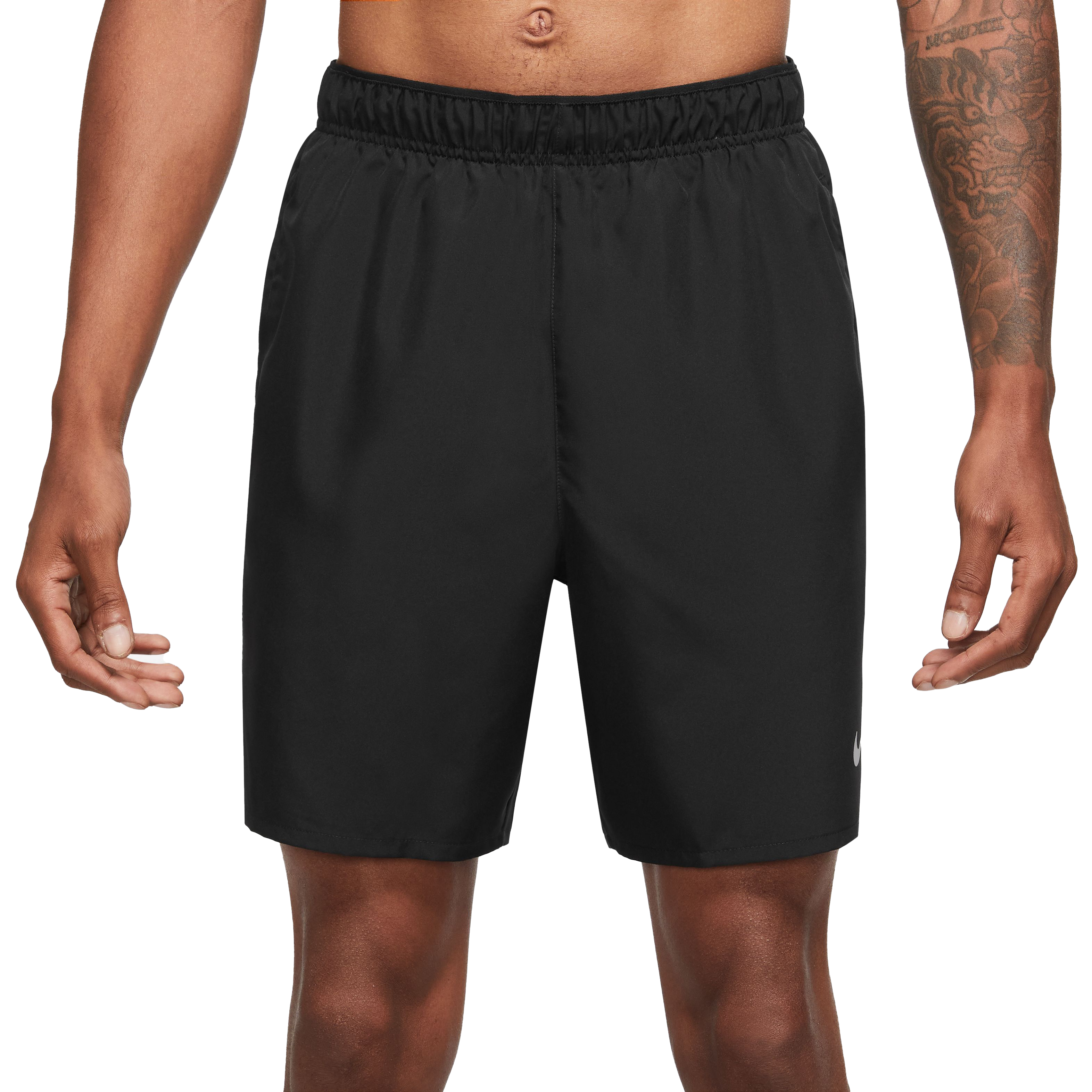 Nike Men's Dri-FIT Challenger Brief-Lined Running Shorts-Black