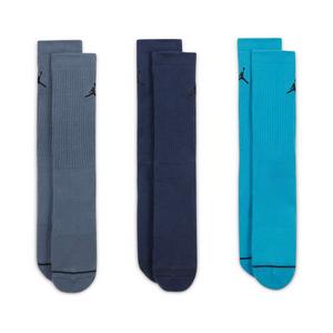 Jordan Everyday Crew Socks (3 Pairs)-Multi-Color