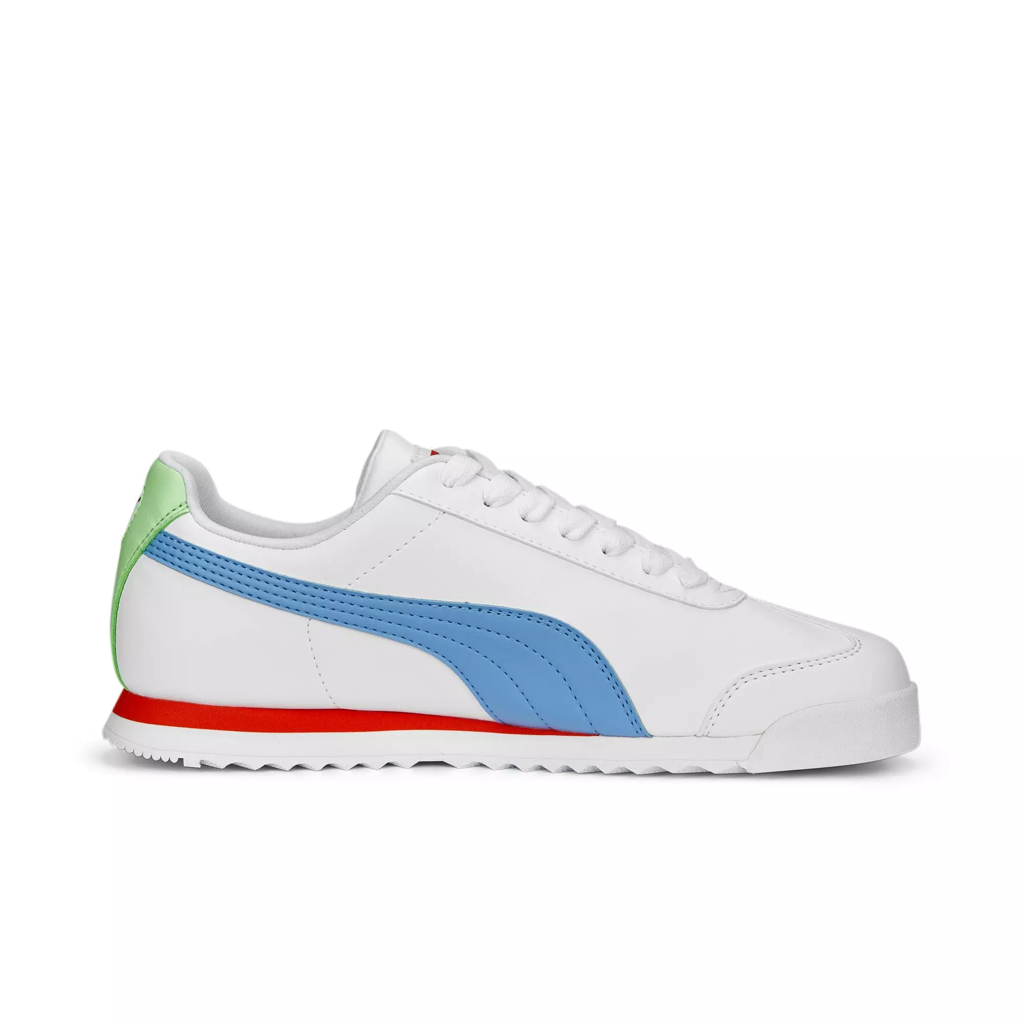 PUMA Roma "Worldwide" Men's Shoe - WHITE/BLUE