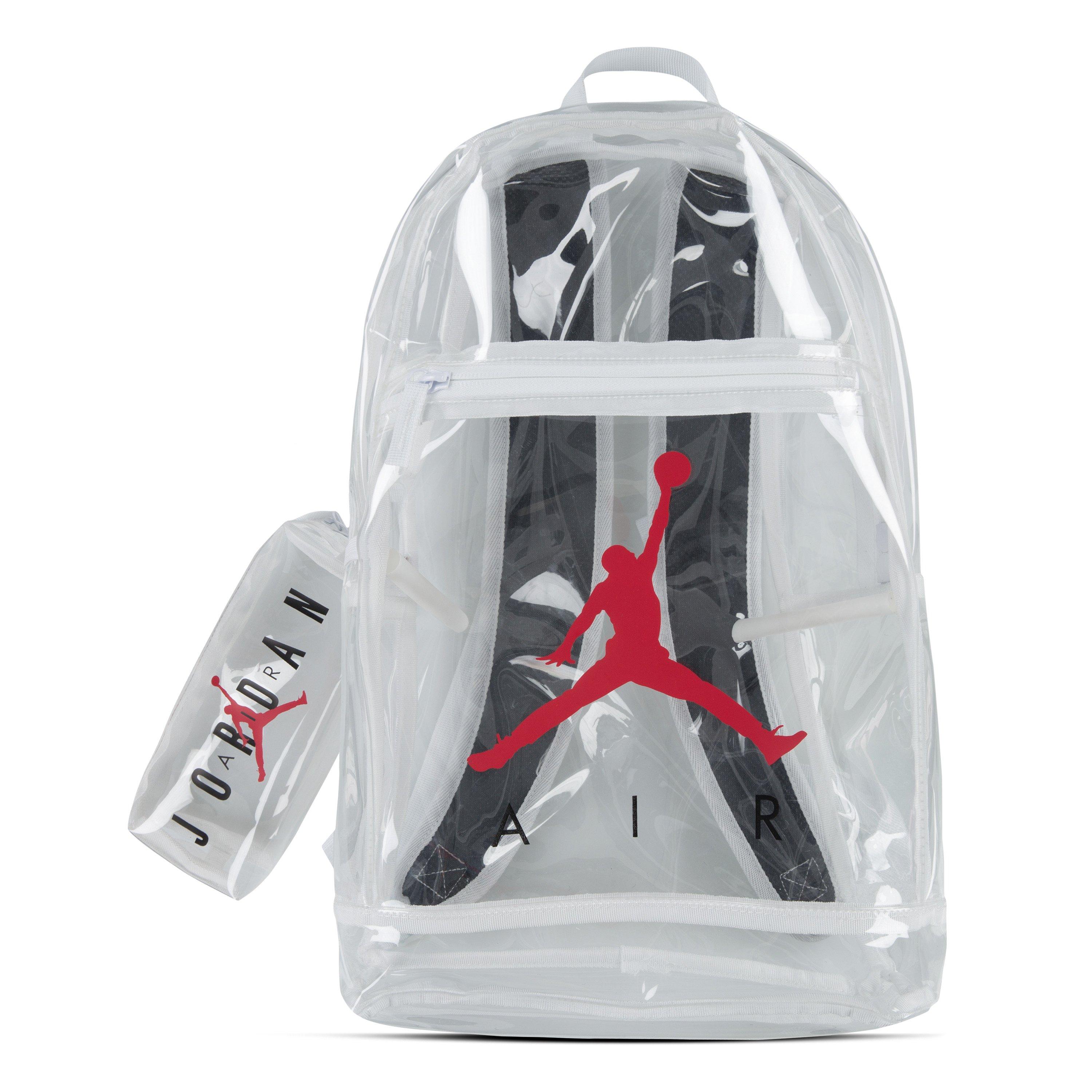 Jordan TPU Clear School Backpack-Clear