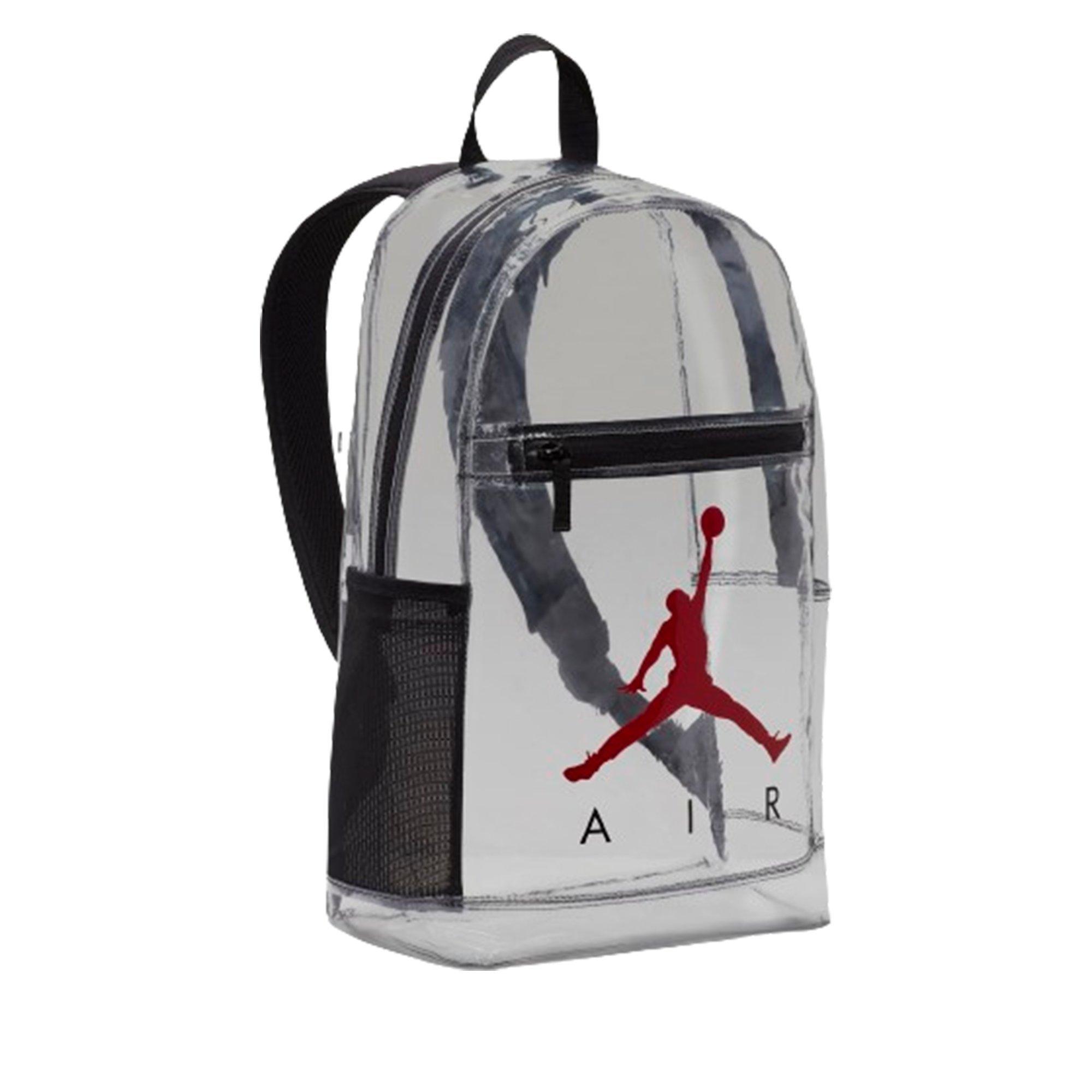 Jordan TPU Clear School Backpack-Clear