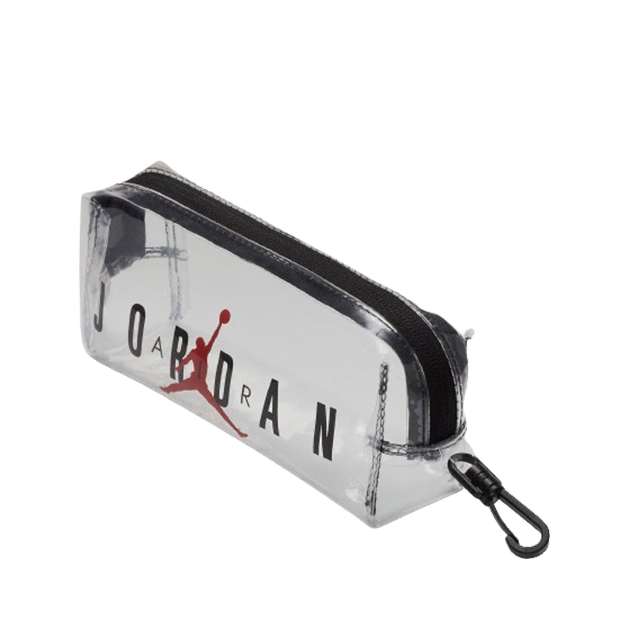 Jordan Air School Clear Backpack - Black/Red