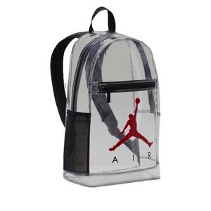 Jordan Air School Clear Backpack - Black/Red