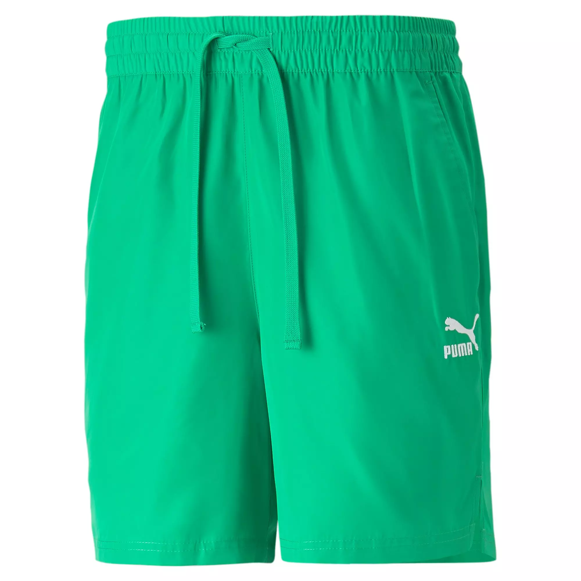 PUMA Men's Classics Woven 6" Shorts-Green - GREEN