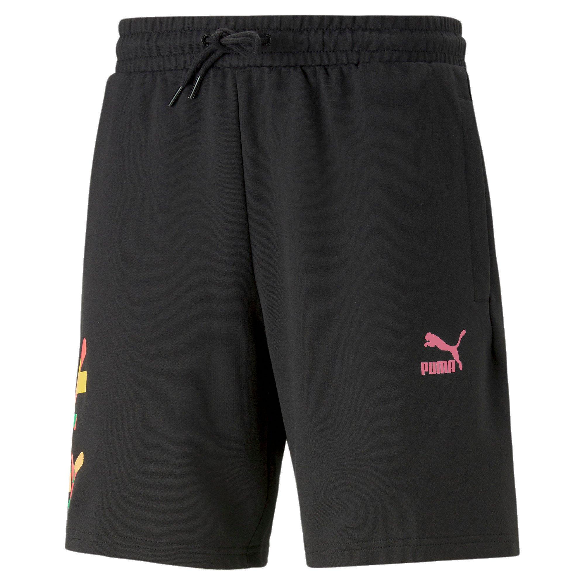PUMA Men's Worldwide 8" Shorts-Black - BLACK Thumbnail View 5