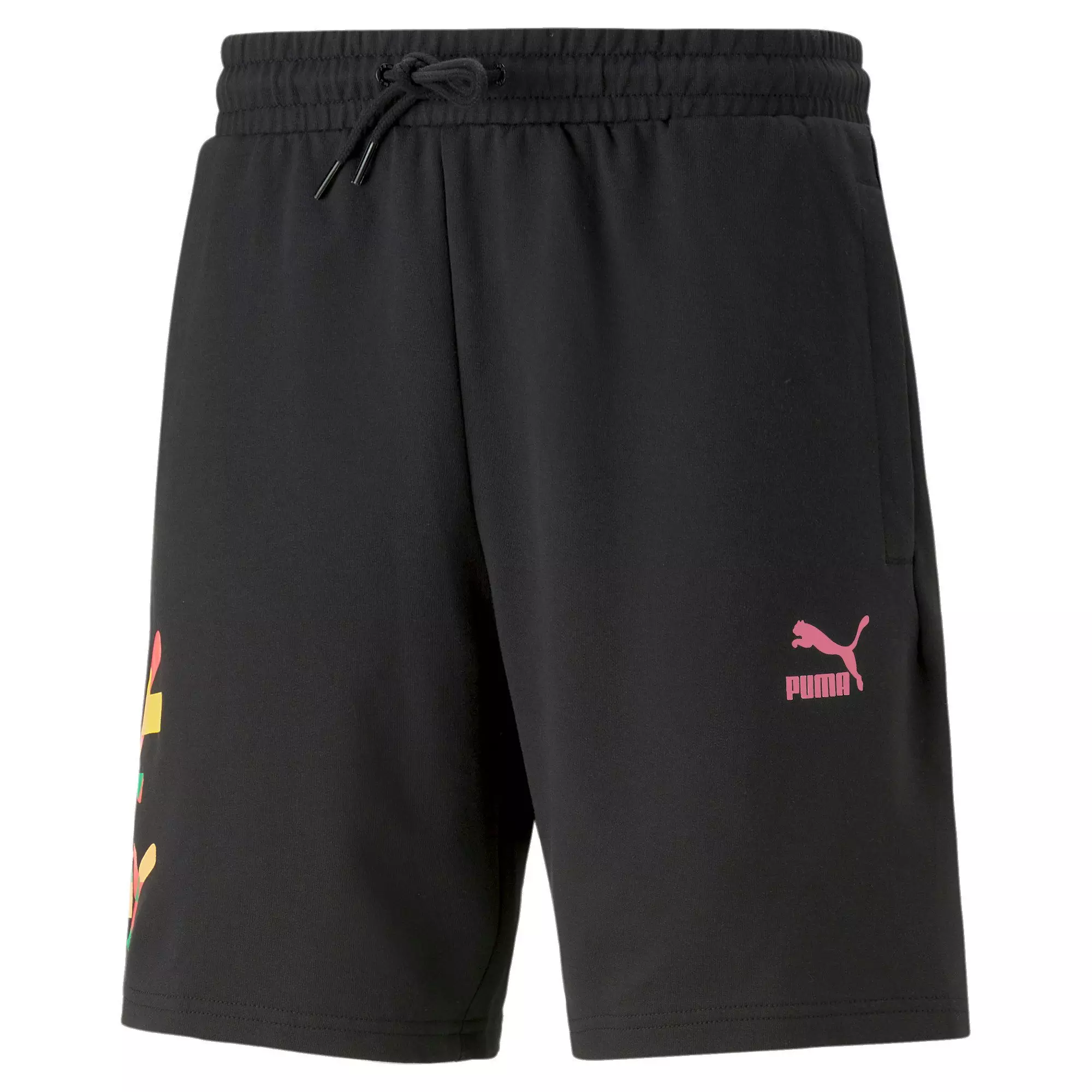 PUMA Men's Worldwide 8" Shorts-Black - BLACK