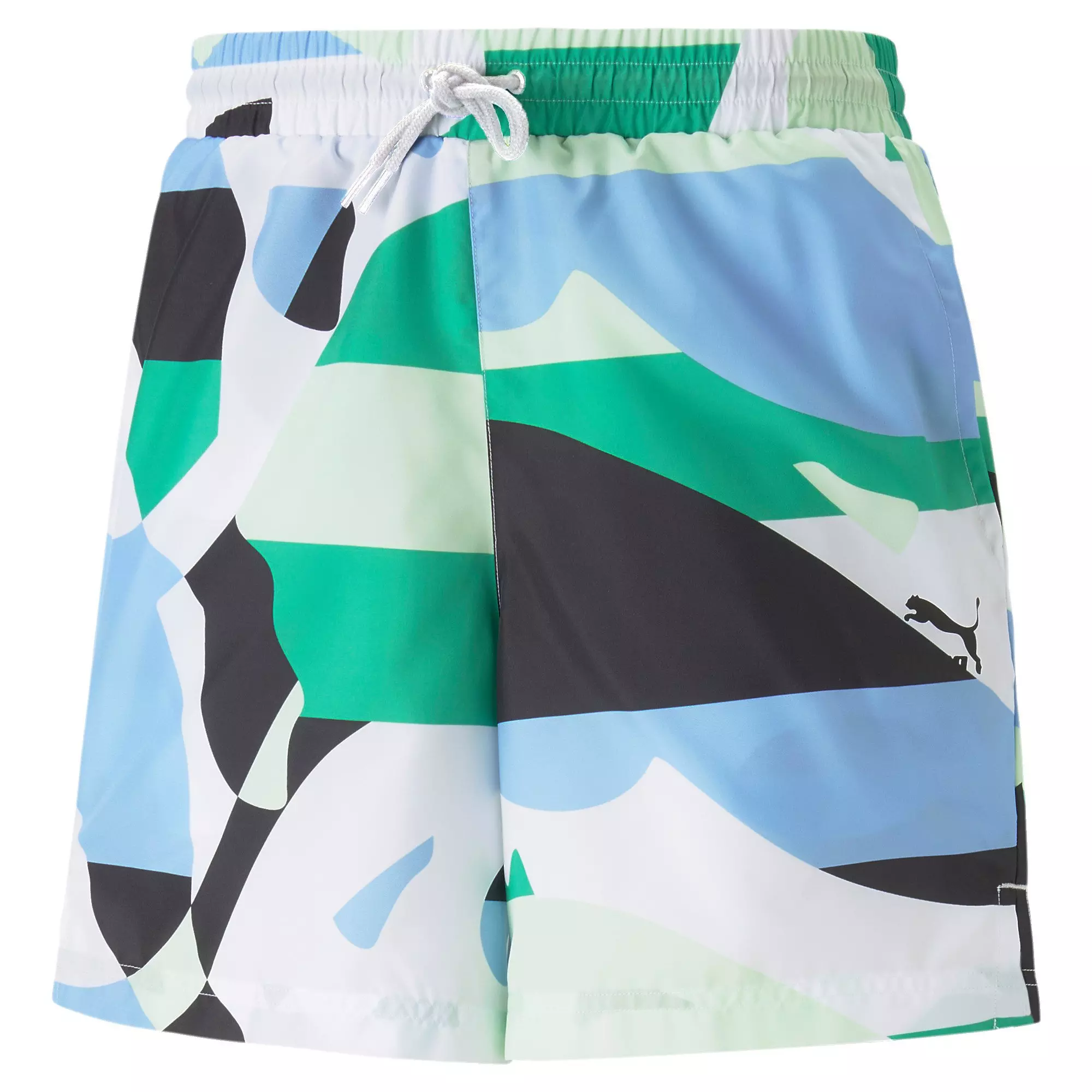 PUMA Men's All Over Print 6' Woven Shorts-Multi-Color - MULTI-COLOR