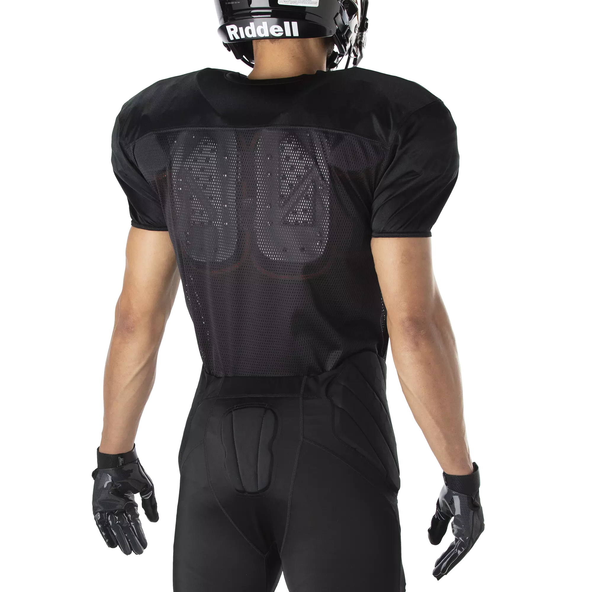 Under Armour Youth Practice Football Jersey - Black - BLACK