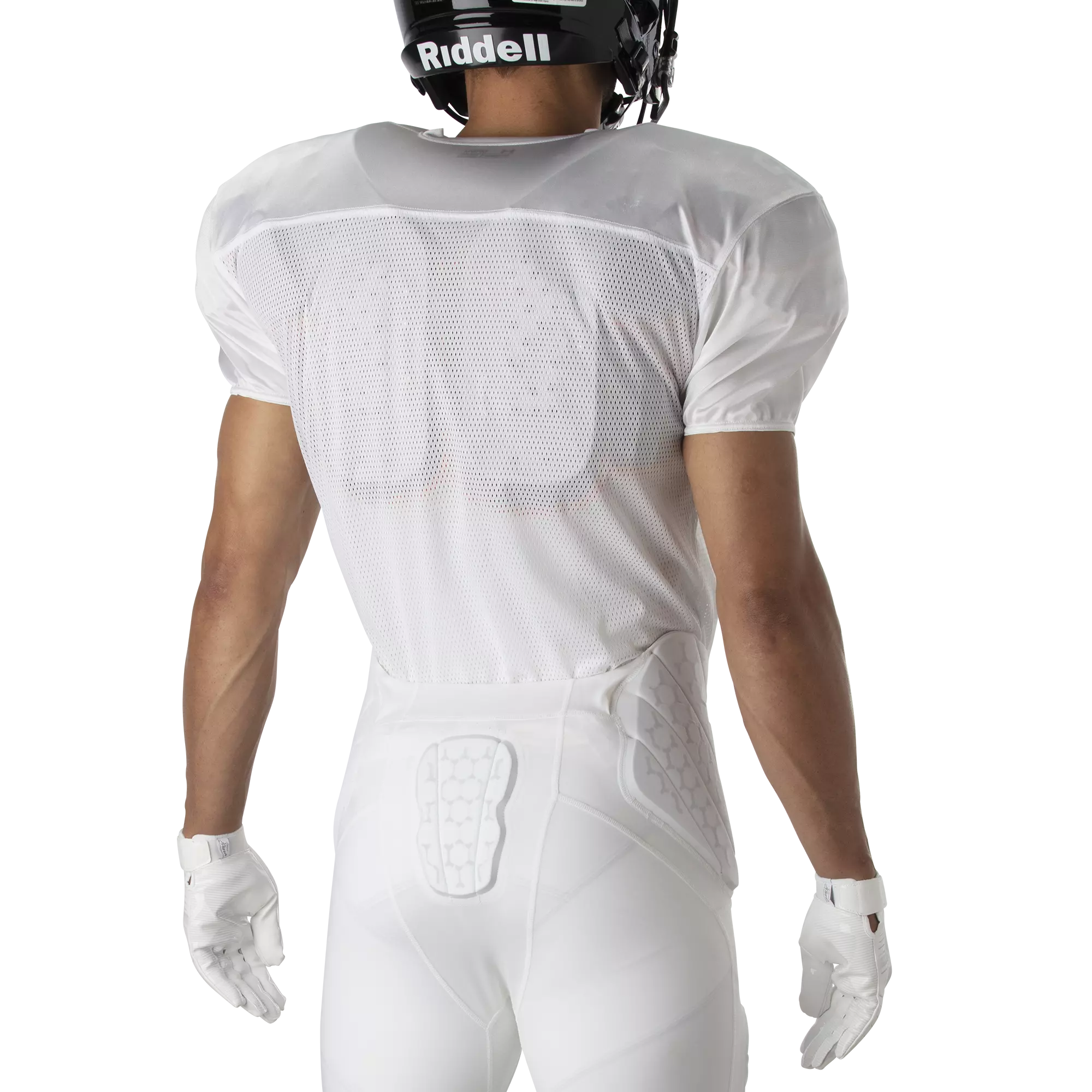 Under Armour Youth Practice Football Jersey - White - WHITE