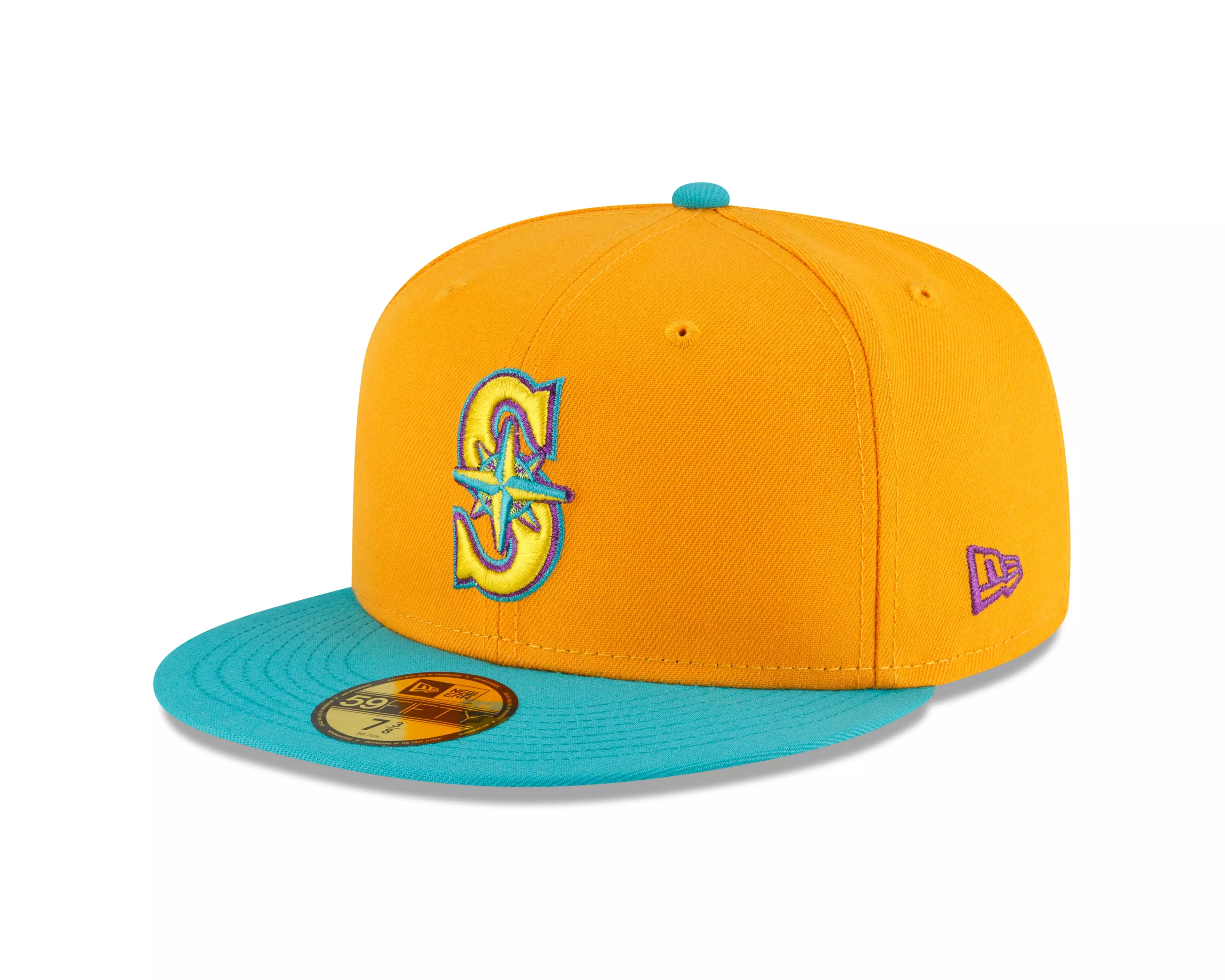 New Era Seattle Mariners 59FIFTY Craft IPA Fitted Hat - GOLD