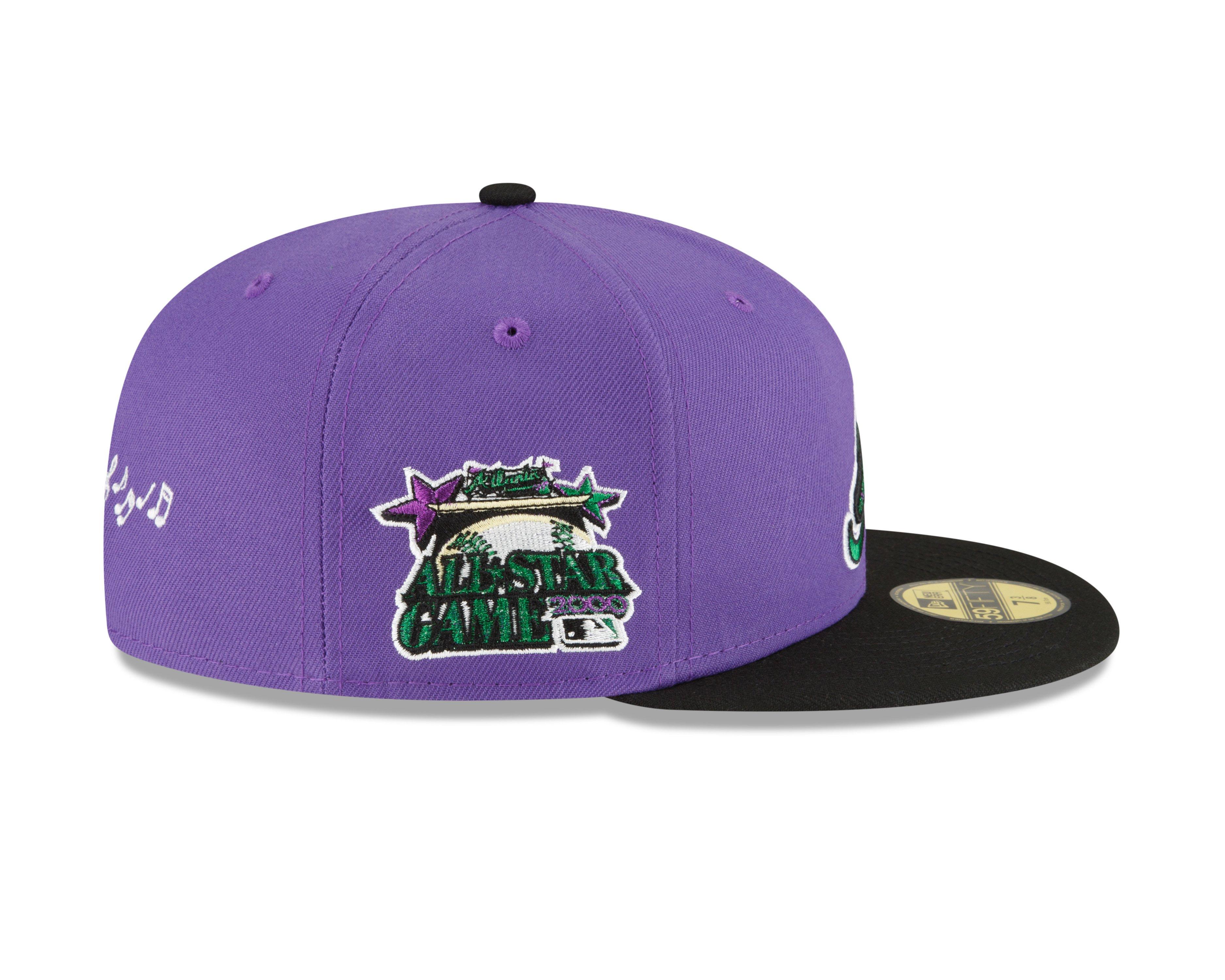 New Era Atlanta Braves 59FIFTY Purp Dreams Fitted Hat - Hibbett