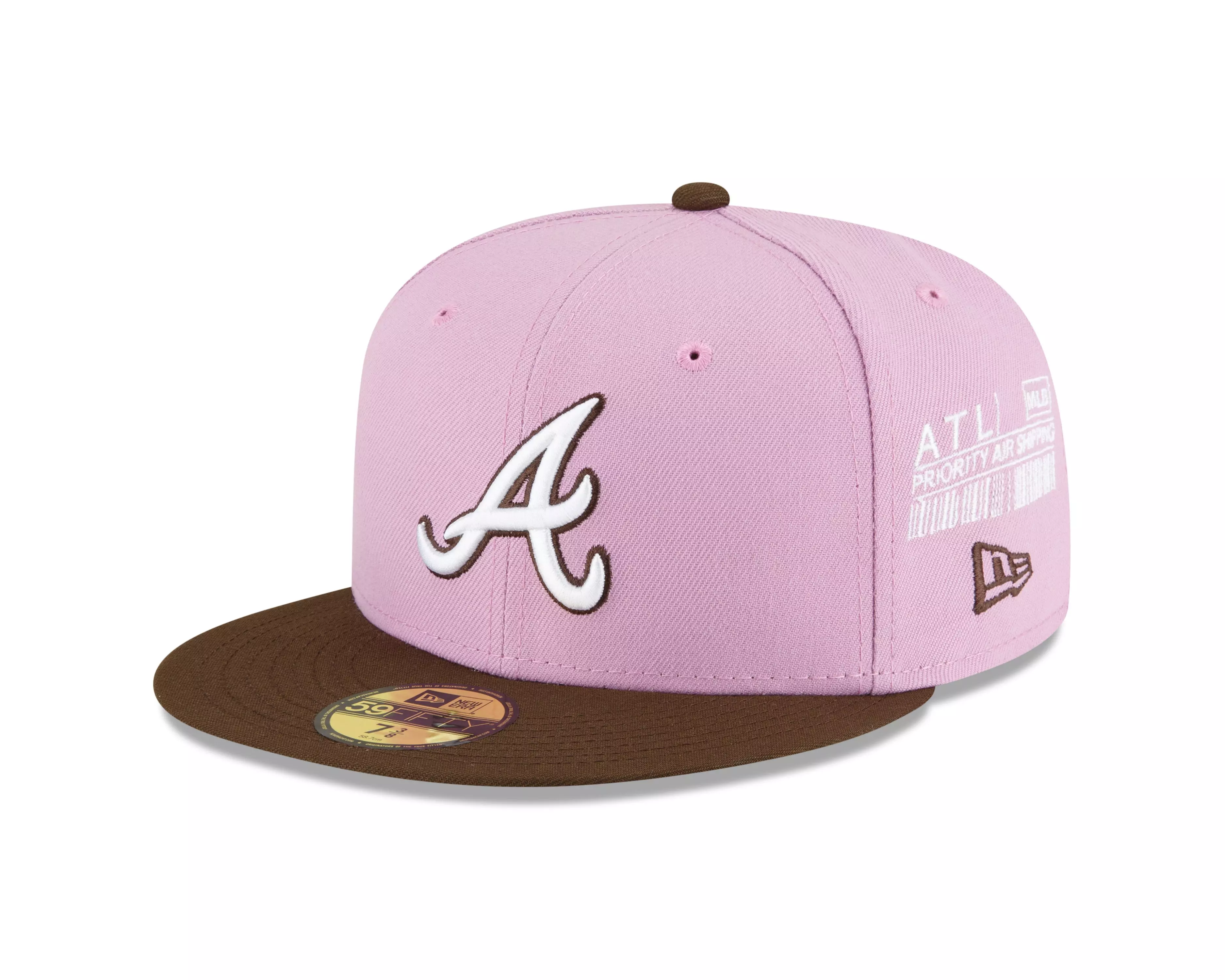 New Era Atlanta Braves 59FIFTY Purp Dreams Fitted Hat - PURPLE
