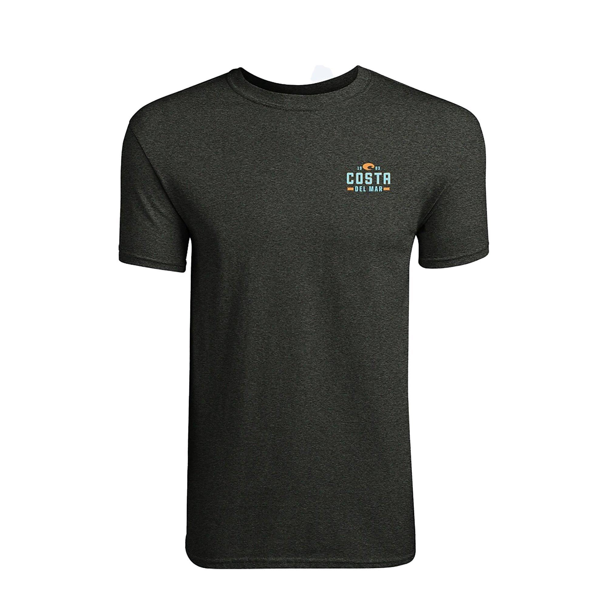 Costa Del Mar Men's Prado Tee-Dark Grey - DARK GREY Thumbnail View 2