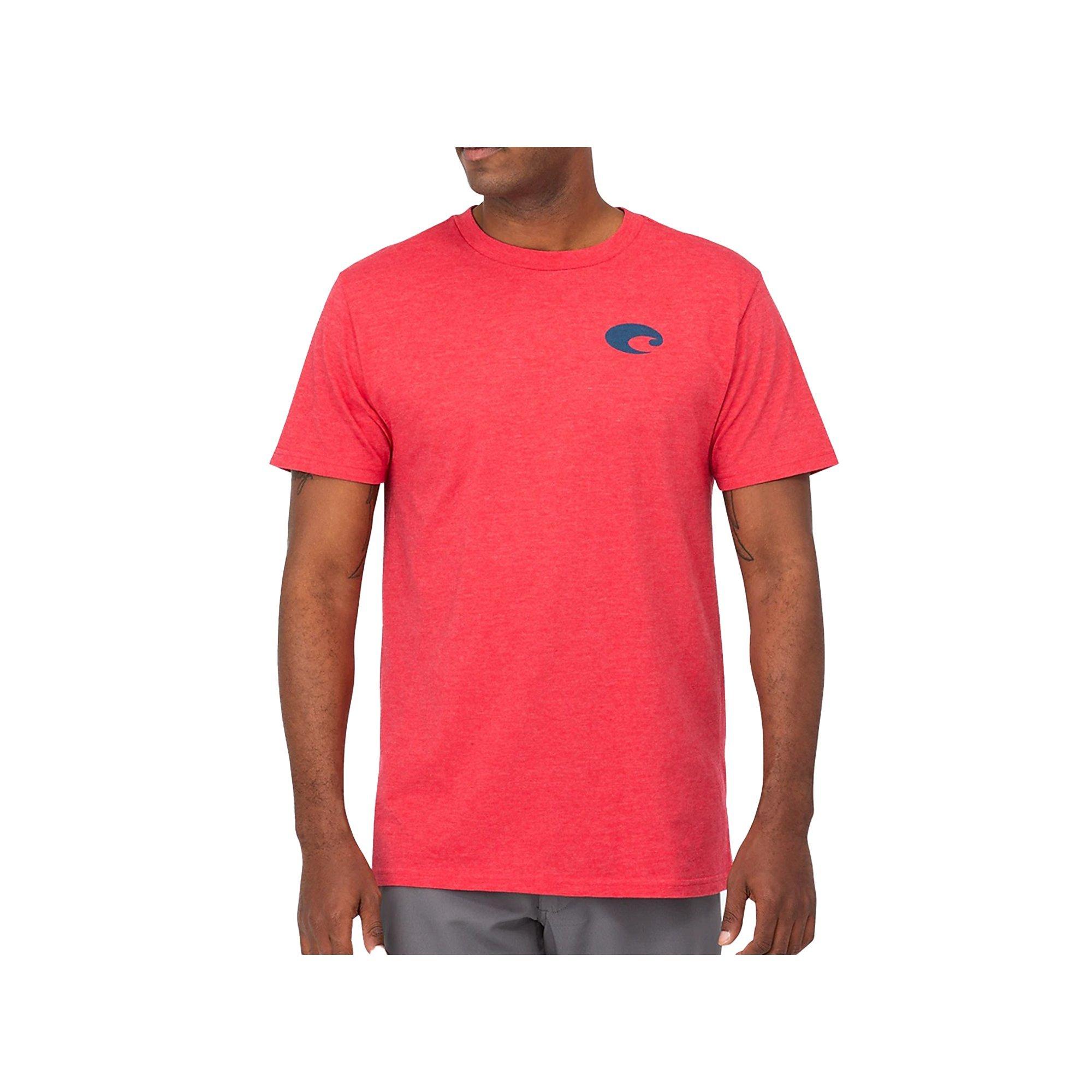 Costa Del Mar Men's Species Shield Tee-Red - RED Thumbnail View 2
