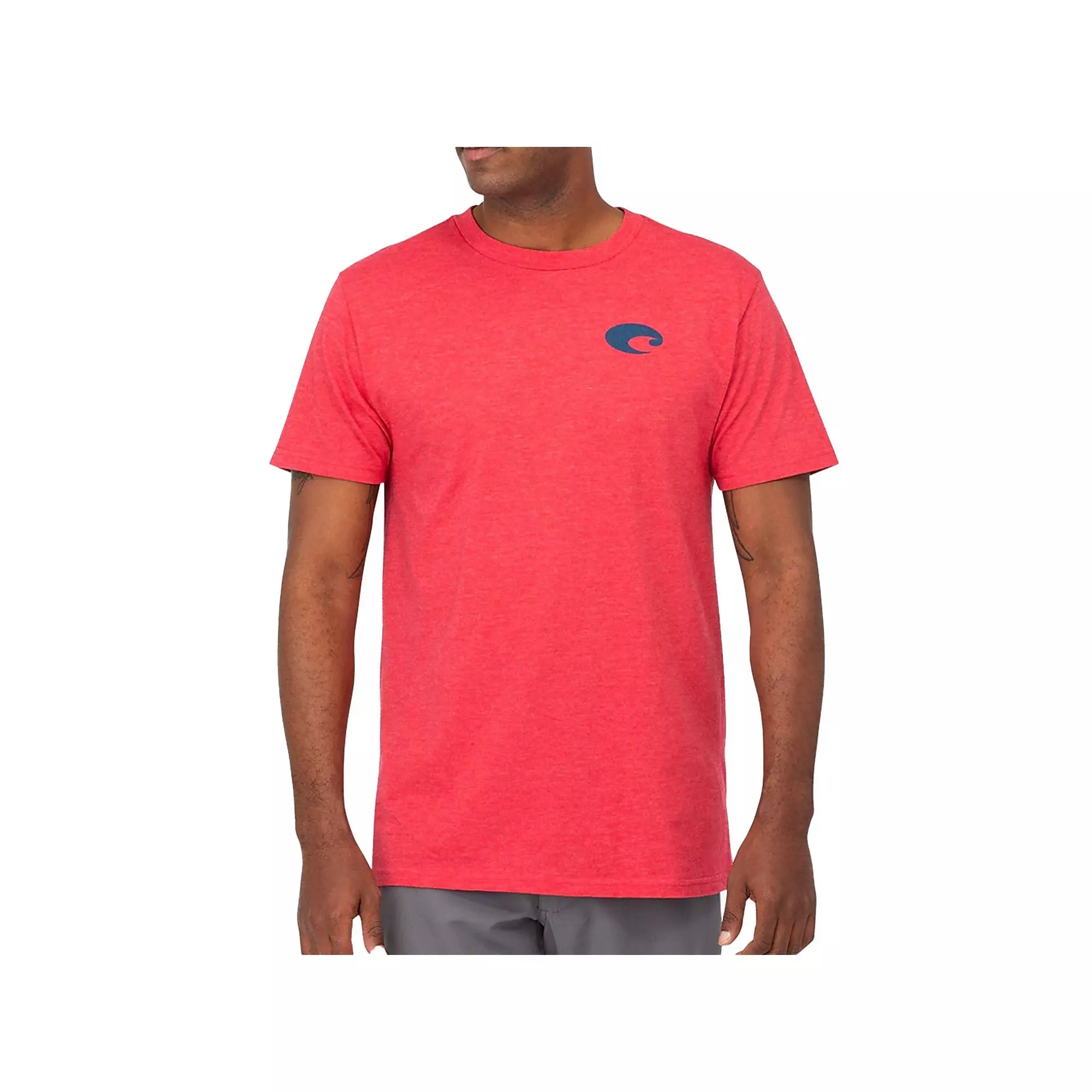 Costa Del Mar Men's Species Shield Tee-Red - RED