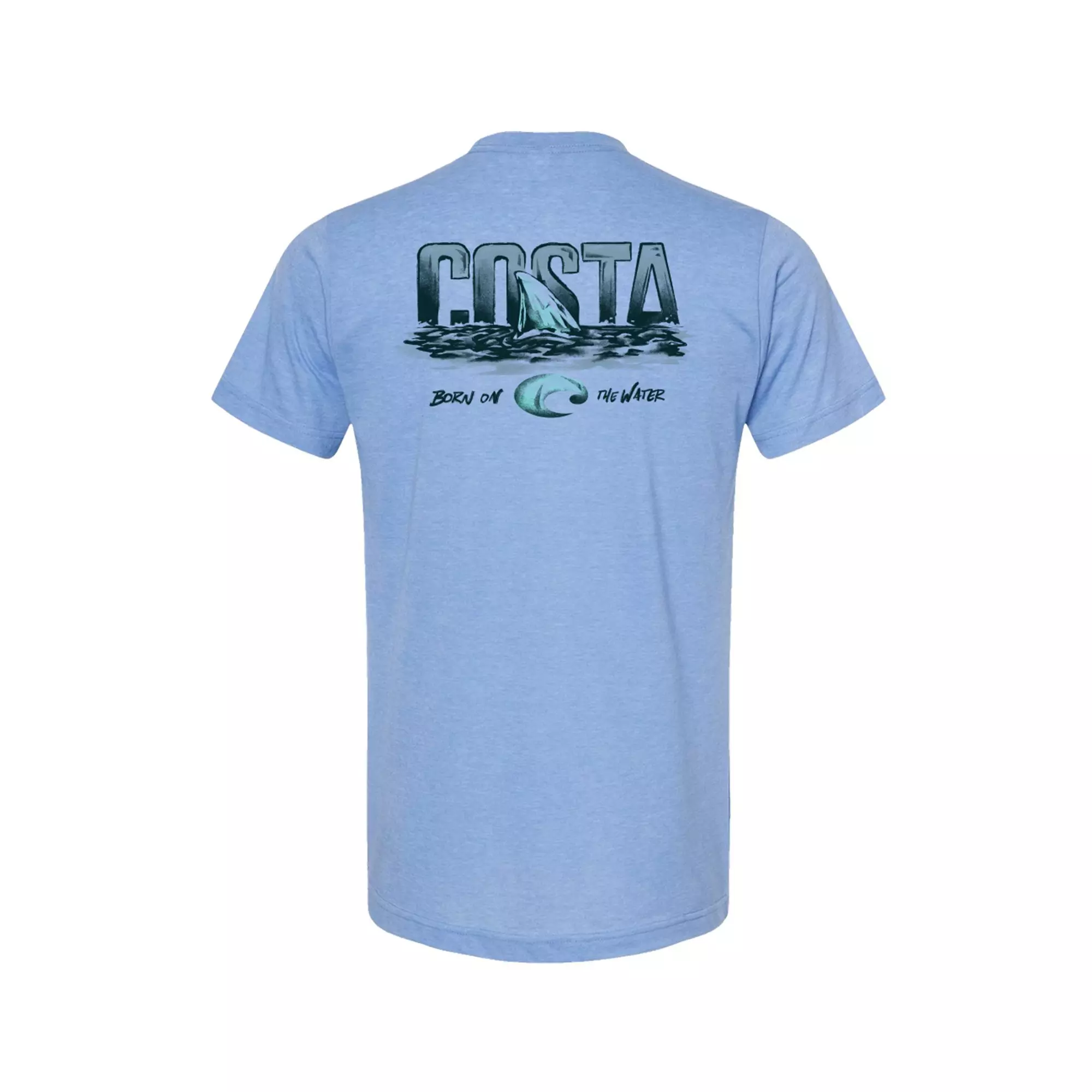Costa Del Mar Men's Shark Surface Tee-Blue - BLUE