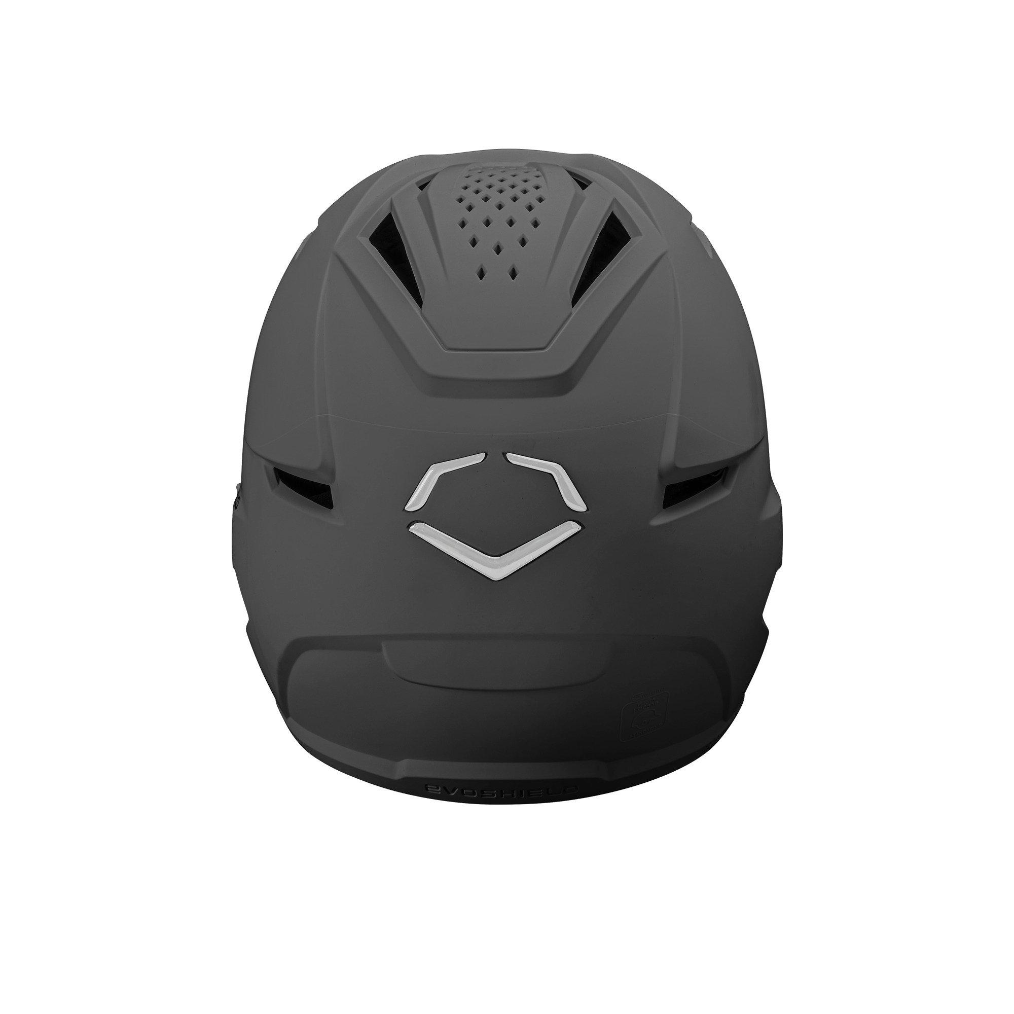 EvoShield XVT 2.0 Matte RHH Batting Helmet - Charcoal