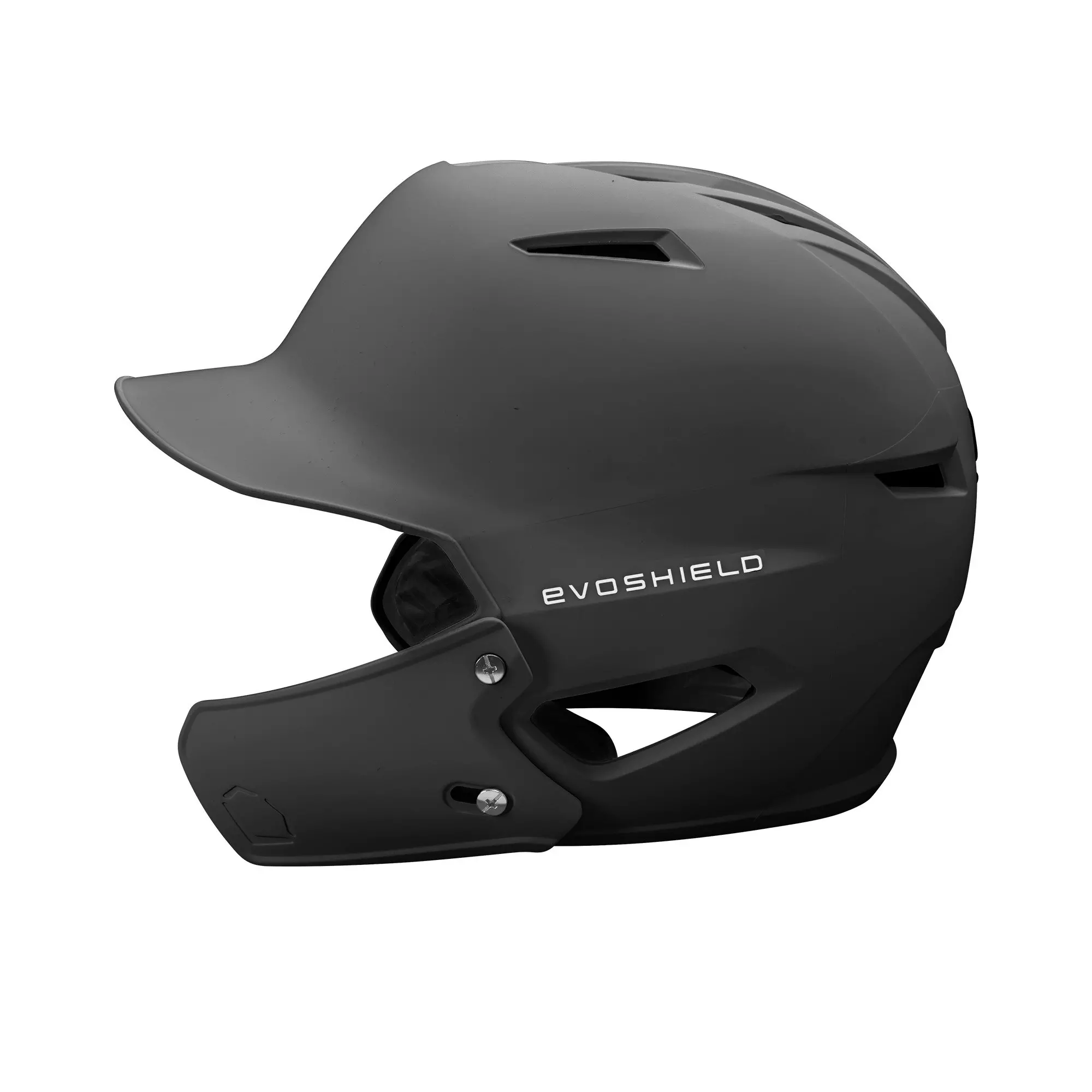 EvoShield XVT 2.0 Matte RHH Batting Helmet - Charcoal - CHARCOAL