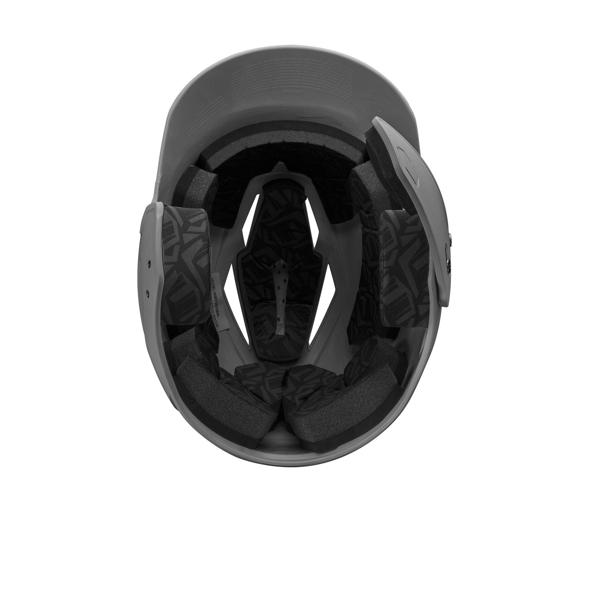 EvoShield XVT 2.0 Matte RHH Batting Helmet - Charcoal