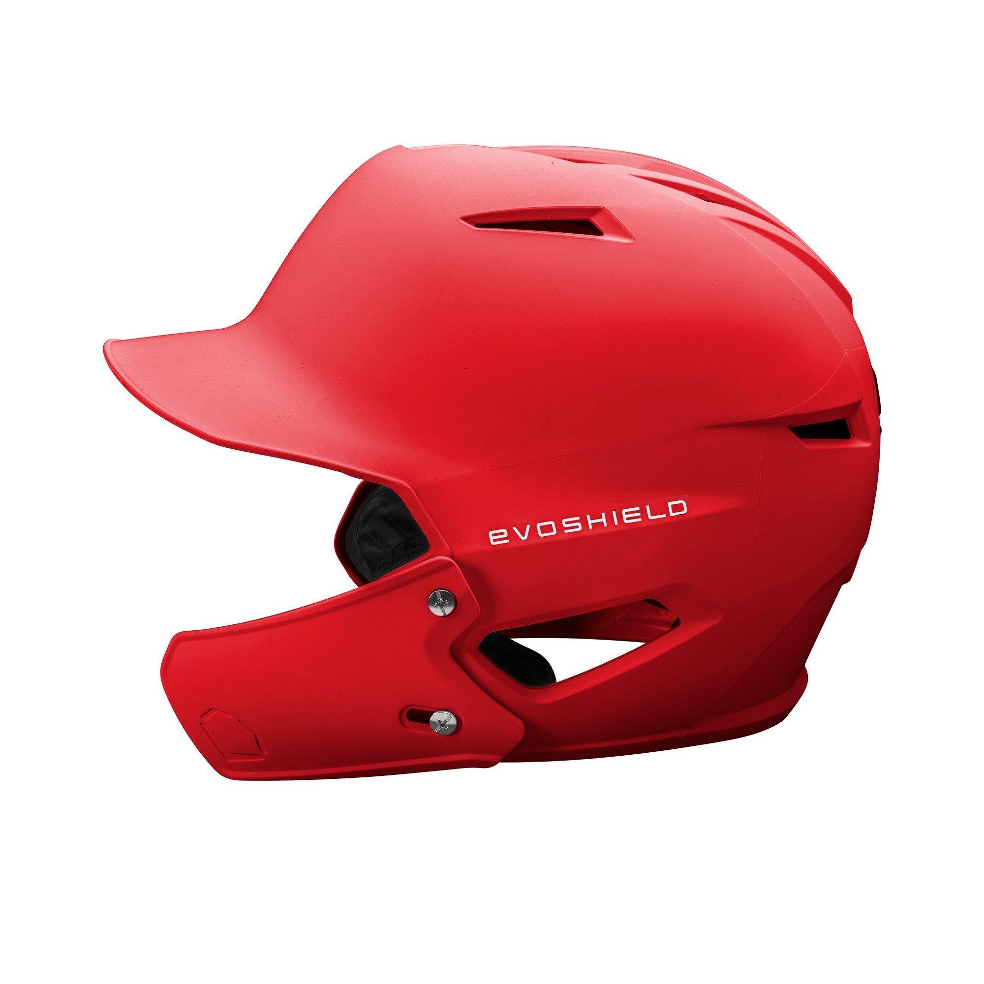 EvoShield XVT 2.0 Matte RHH Batting Helmet - Scarlet