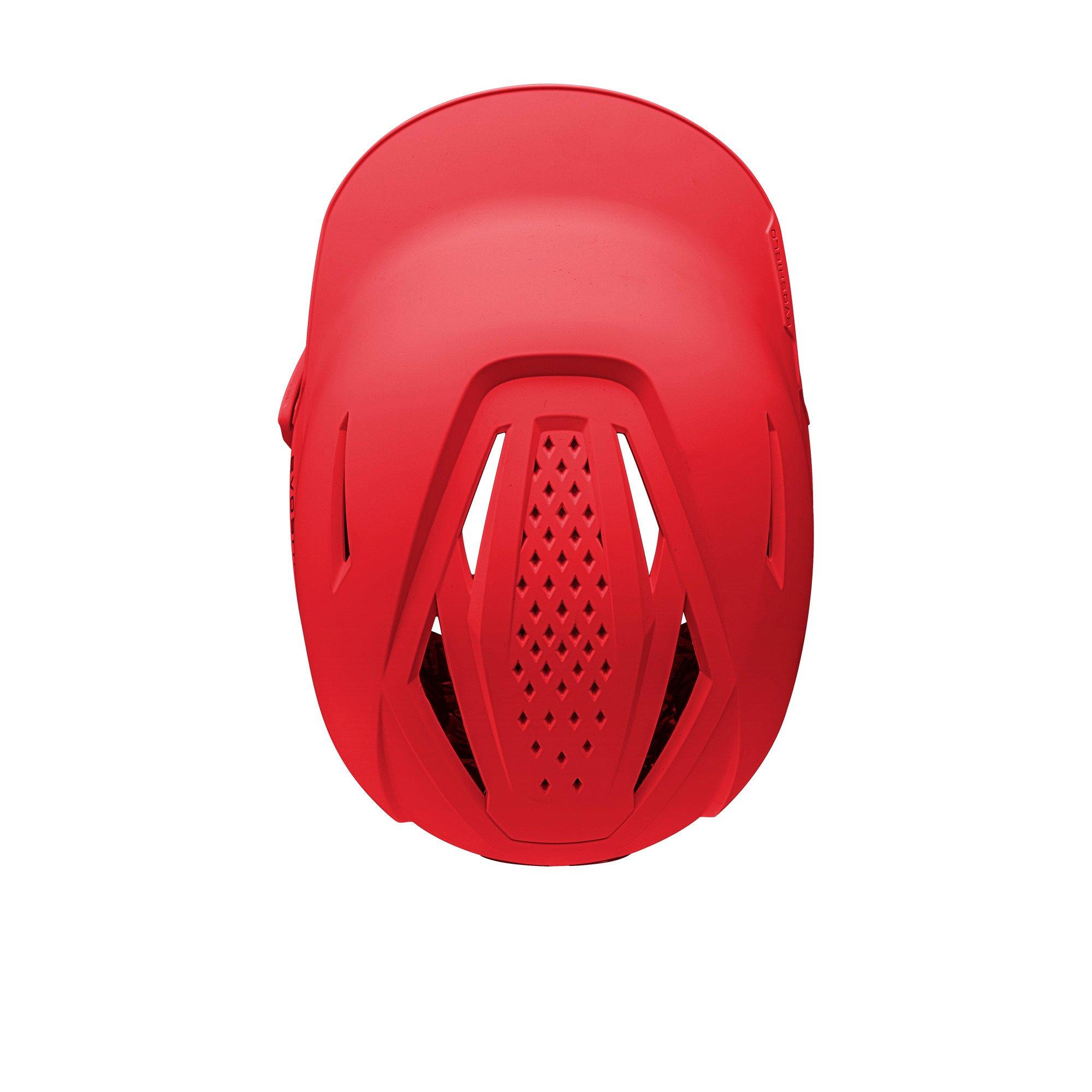 EvoShield XVT 2.0 Matte RHH Batting Helmet - Scarlet