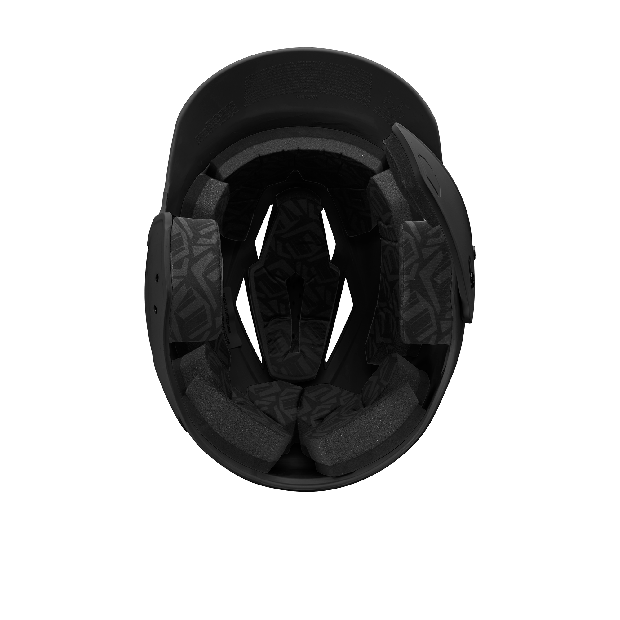 EvoShield XVT 2.0 Matte LHH Batting Helmet - Black - BLACK Thumbnail View 5