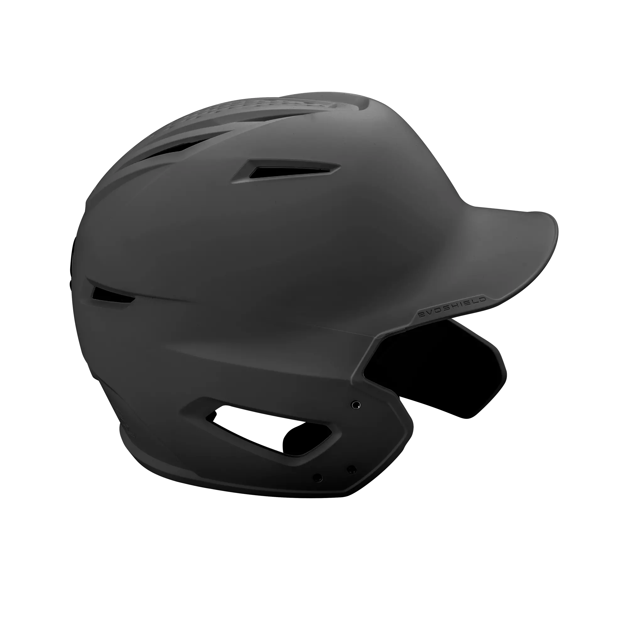 EvoShield XVT 2.0 Matte LHH Batting Helmet - Charcoal - CHARCOAL