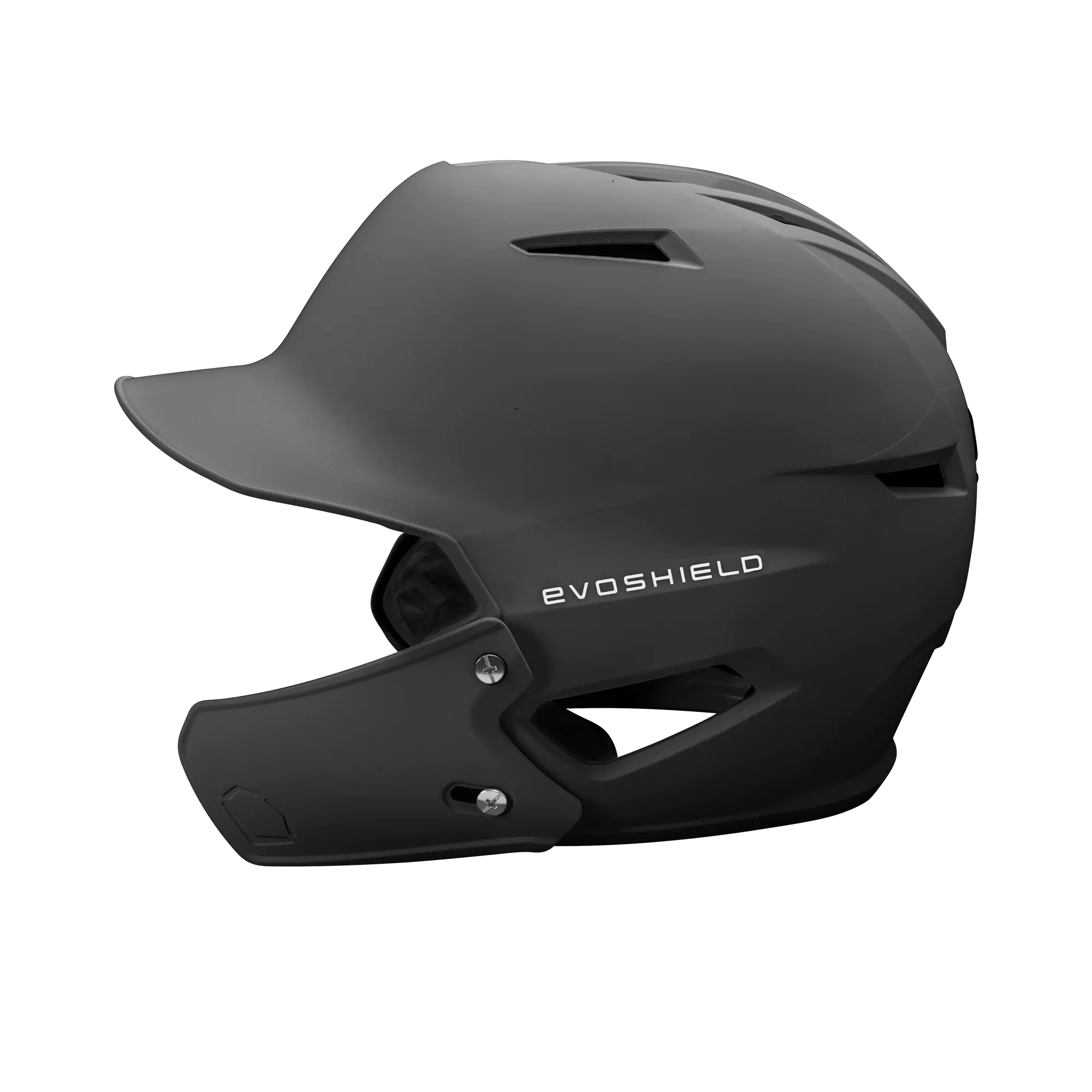EvoShield XVT 2.0 Matte LHH Batting Helmet - Charcoal - CHARCOAL