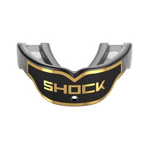 Shock Doctor Youth Gel Max Power Print Football Mouthguard - Black/Gold
