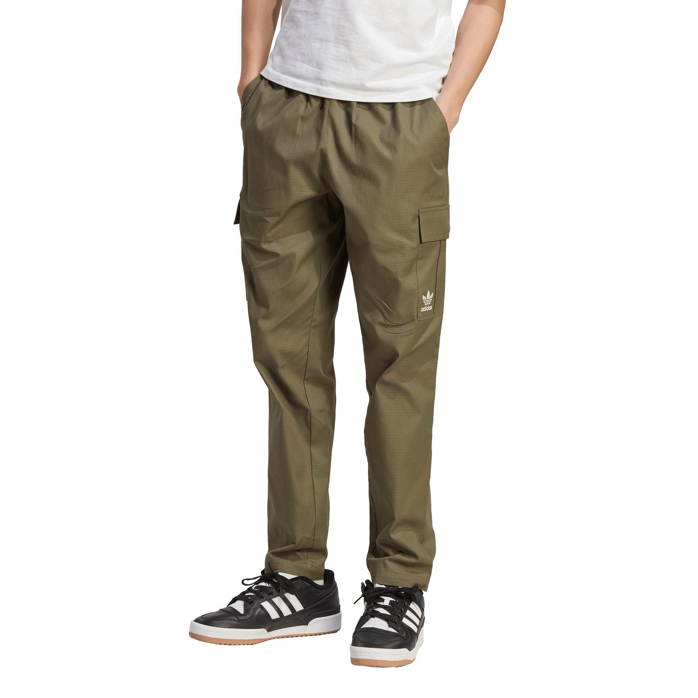 adidas Men's Enjoy Summer Cargo Pants-Olive - OLIVE Thumbnail View 1