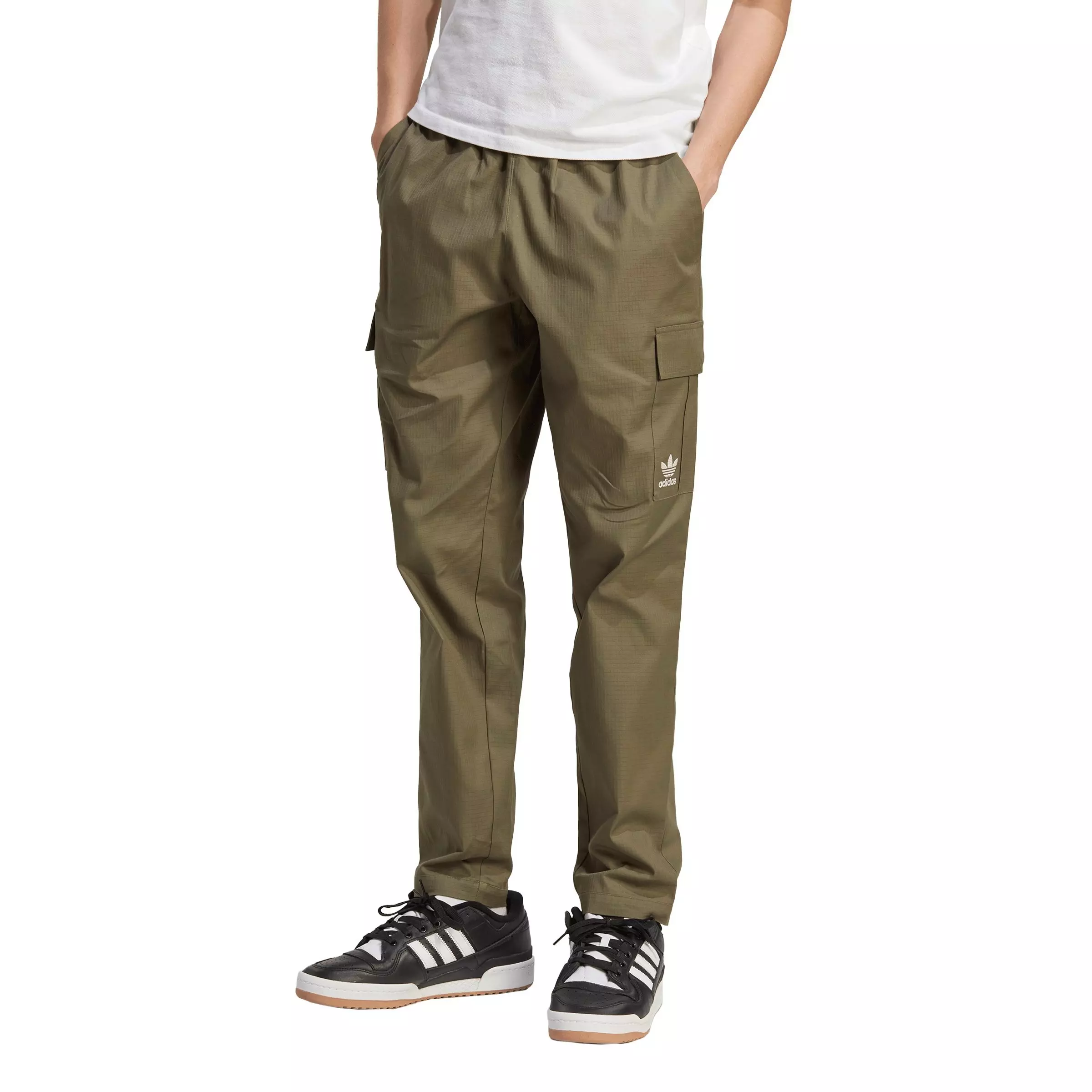 adidas Men's Enjoy Summer Cargo Pants-Olive - OLIVE