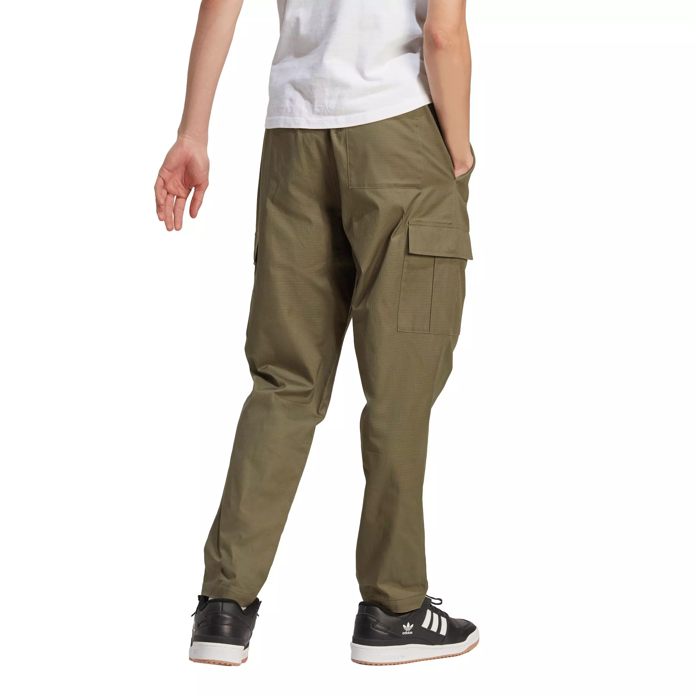 adidas Men's Enjoy Summer Cargo Pants-Olive - OLIVE