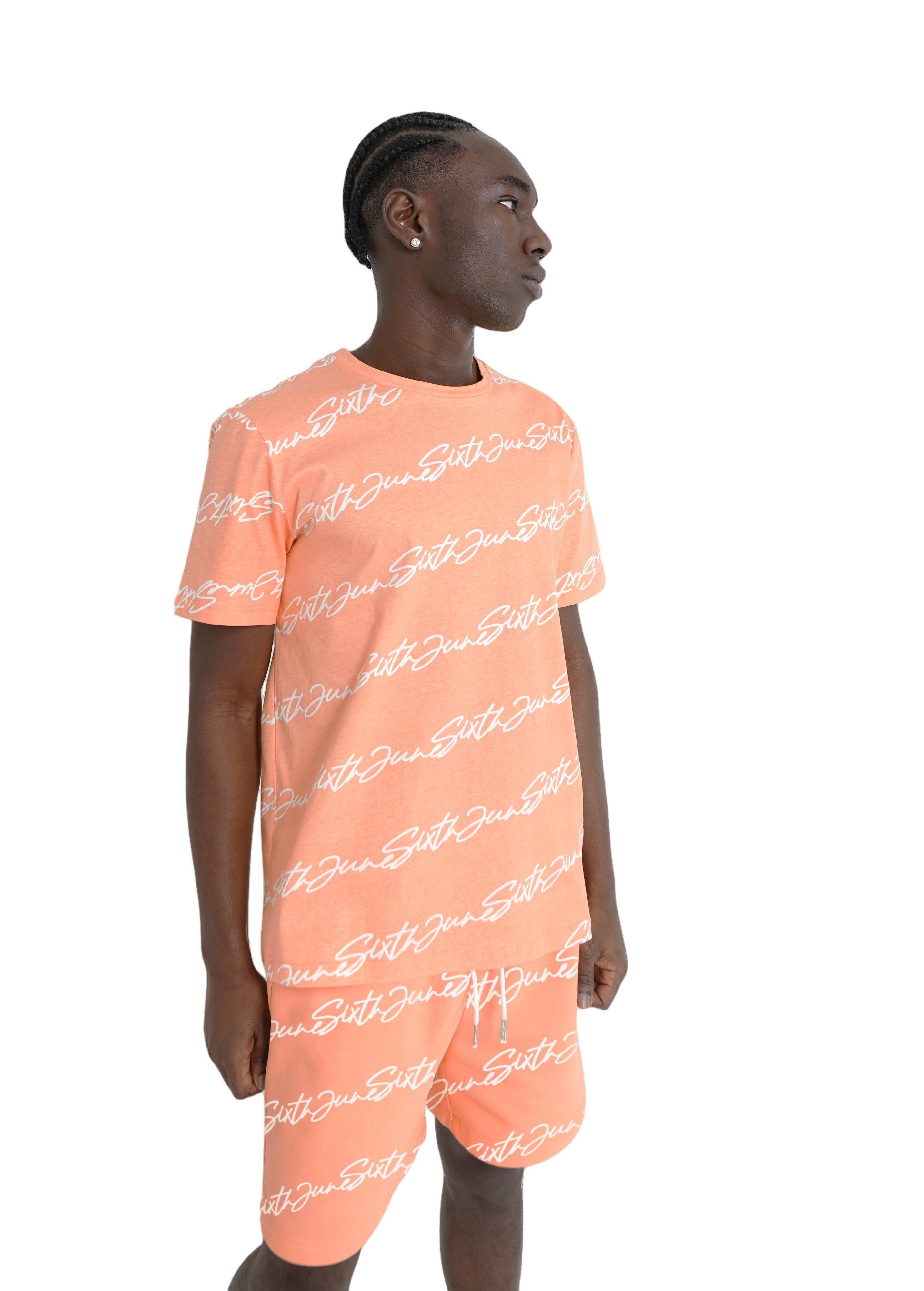 Sixth June All-Over-Print Script Men's Tee